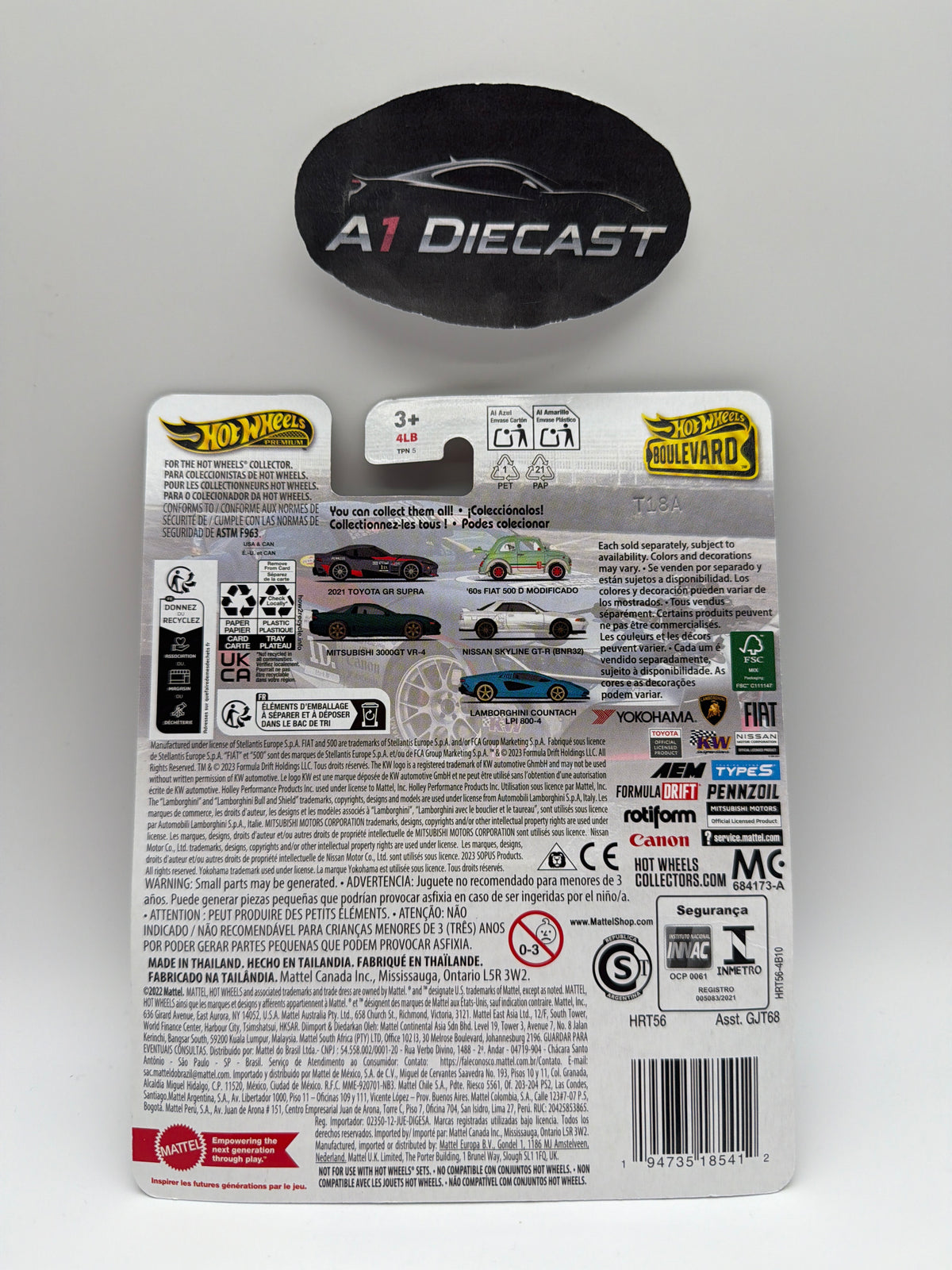 Hot Wheels Premium Boulevard 2021 Toyota GR Supra