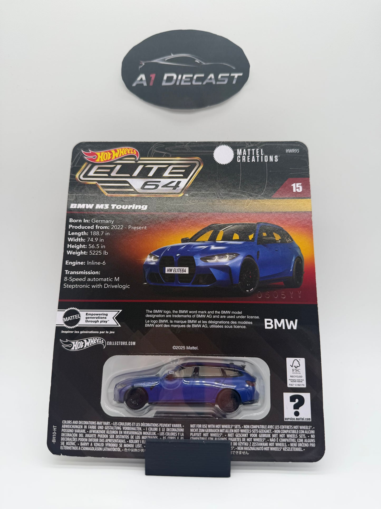 Hot Wheels Elite 64 BMW M3 Touring