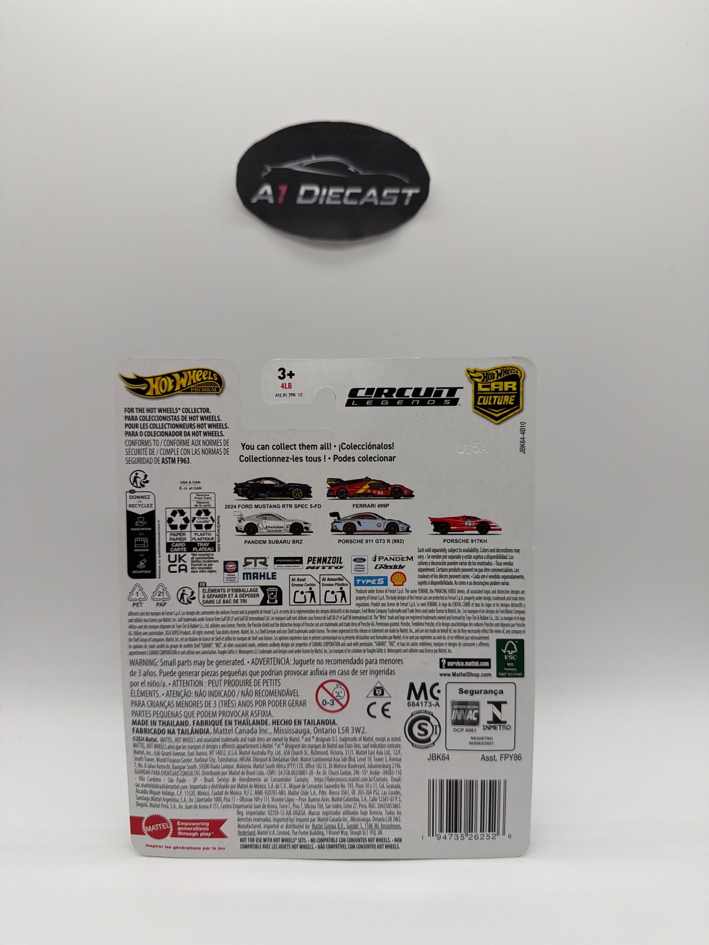Hot Wheels Premium Car Culture Pandem Subaru BRZ
