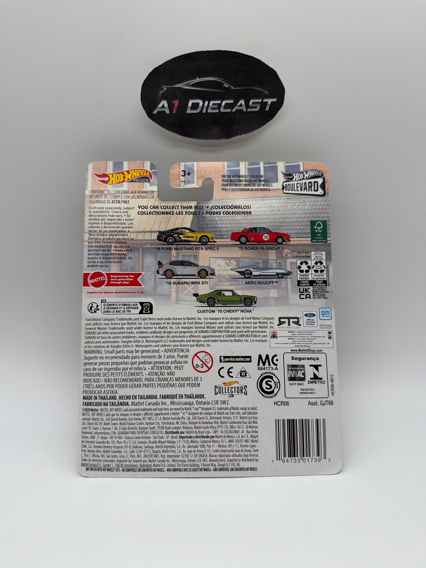 Hot Wheels Premium Boulevard Aero Sculpt
