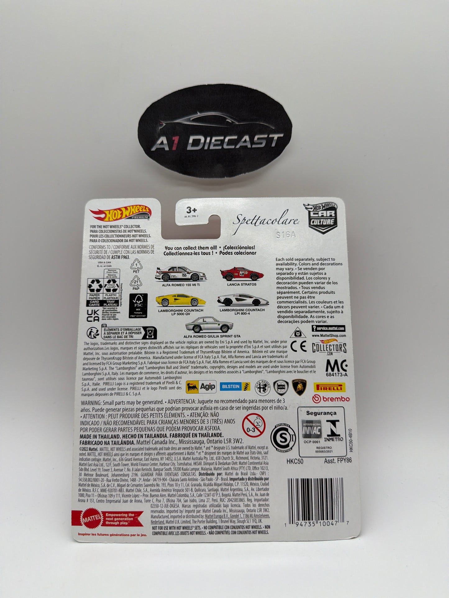 Hot Wheels Premium Car Culture Alfa Romeo Giulia Sprint GTA