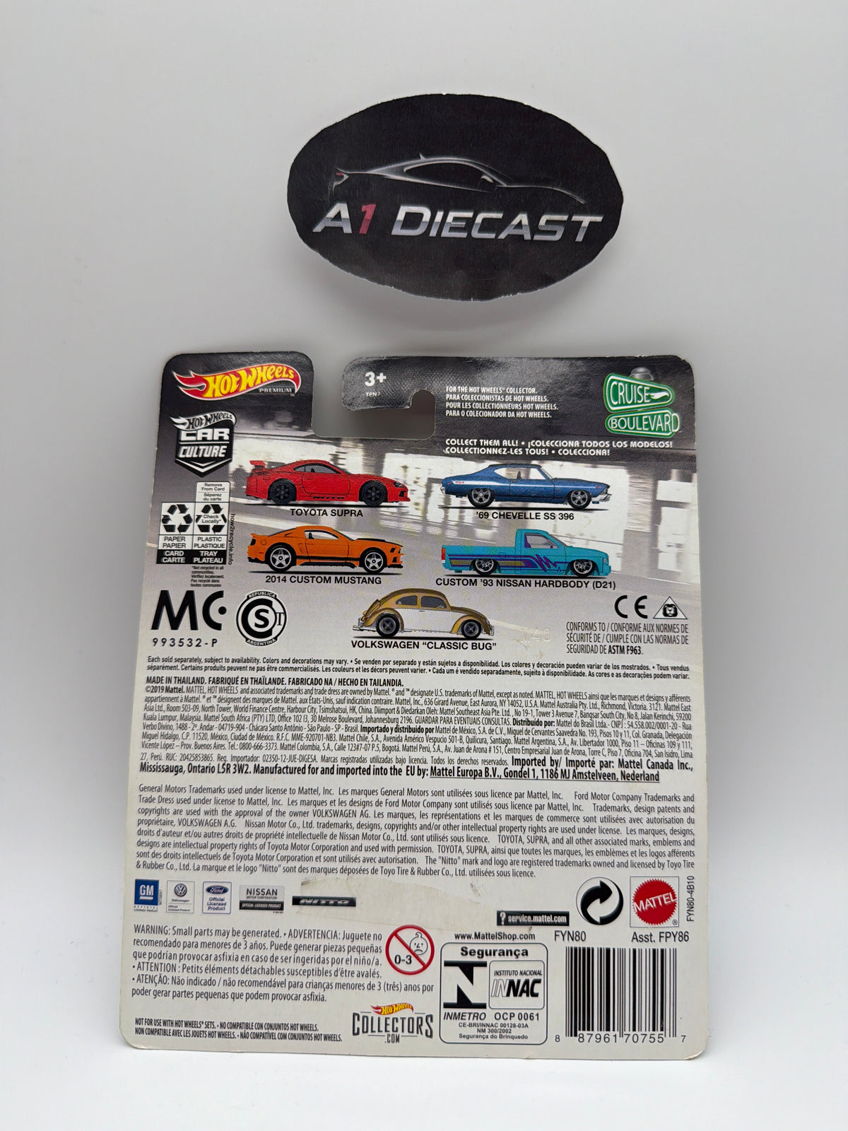 Hot Wheels Premium Car Culture Volkswagen “Classic Bug”