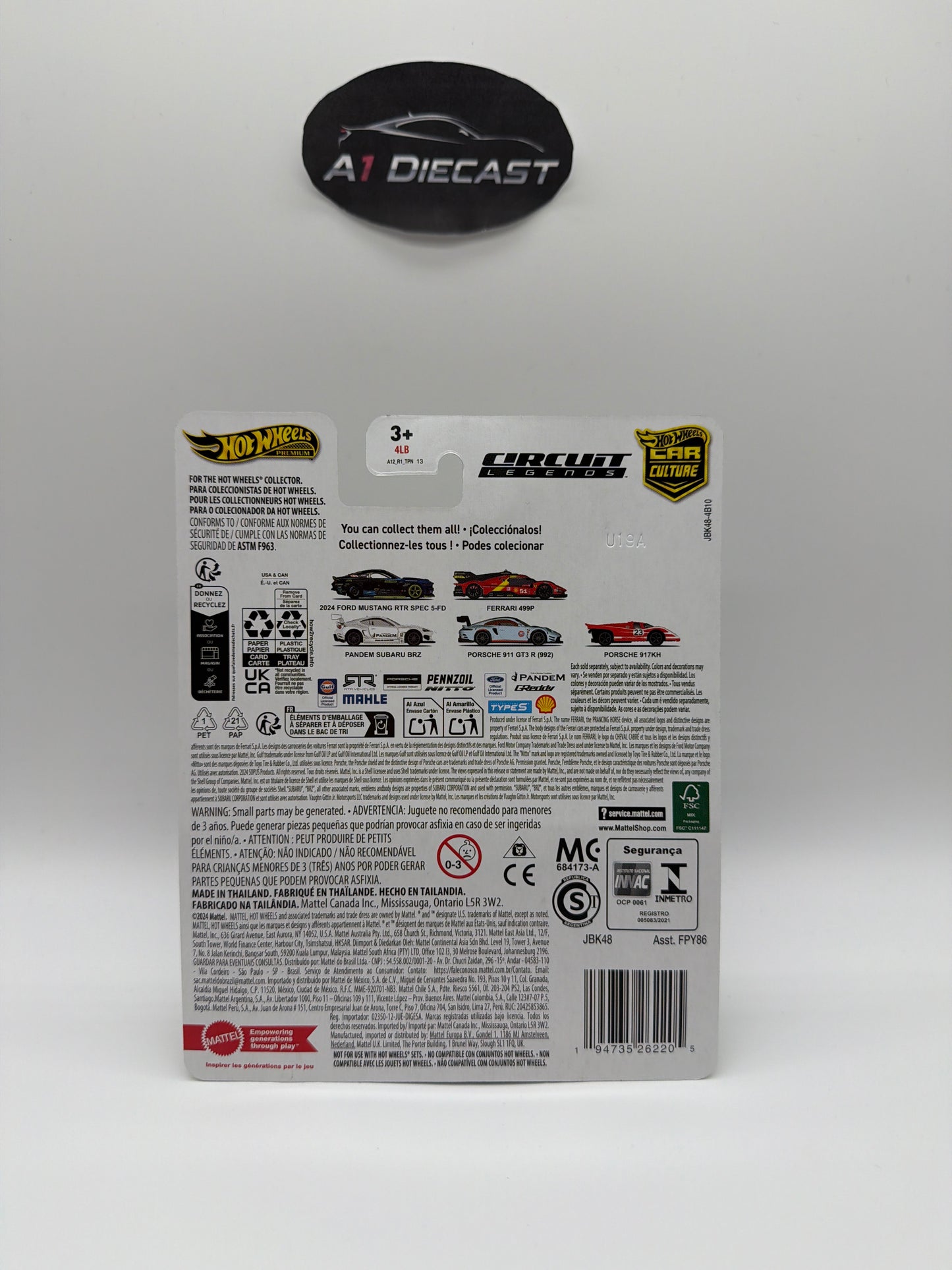 Hot Wheels Premium Car Culture 2024 Ford Mustang RTR SPEC 5-FD