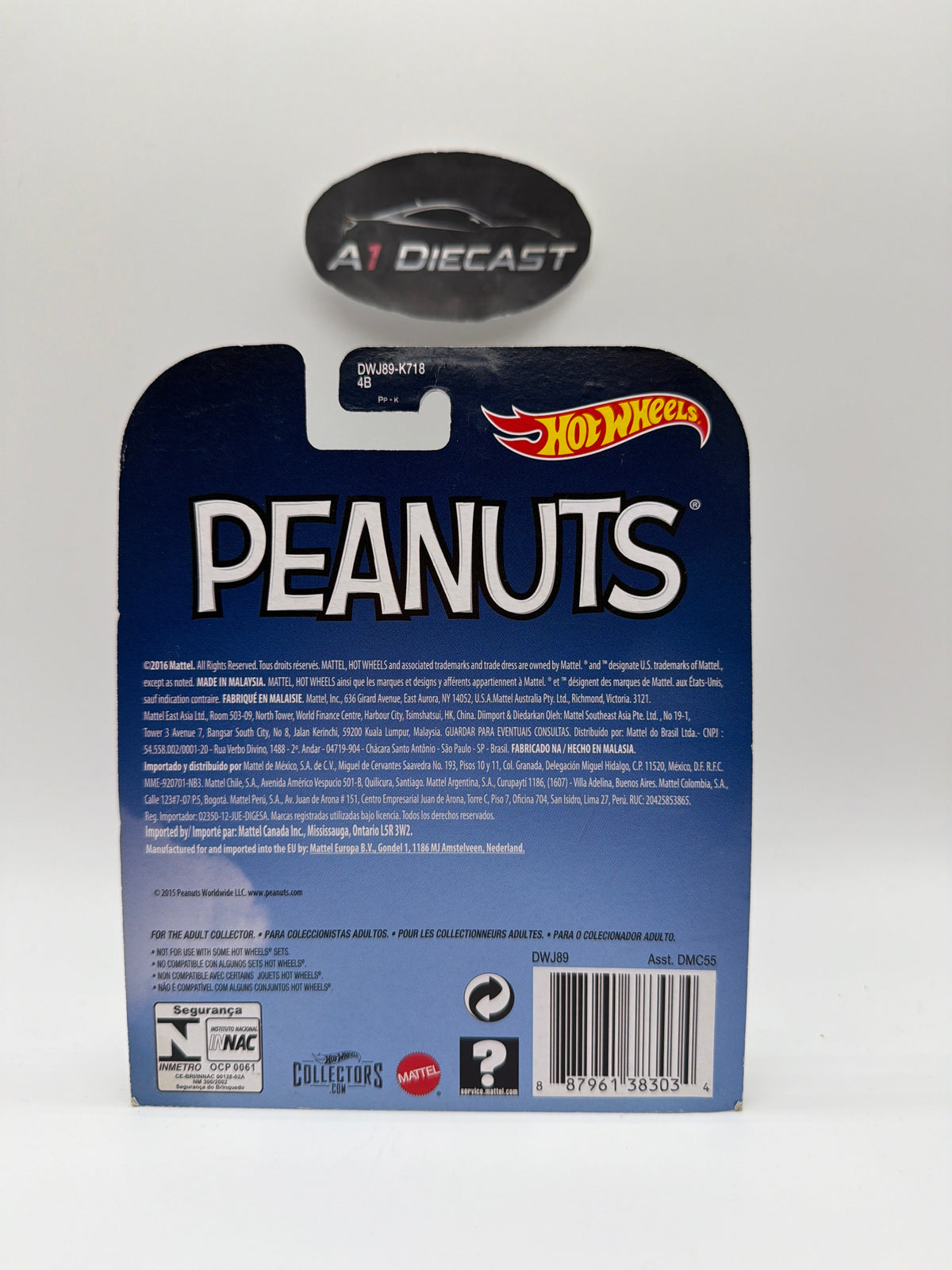 Hot Wheels Peanuts Snoopy