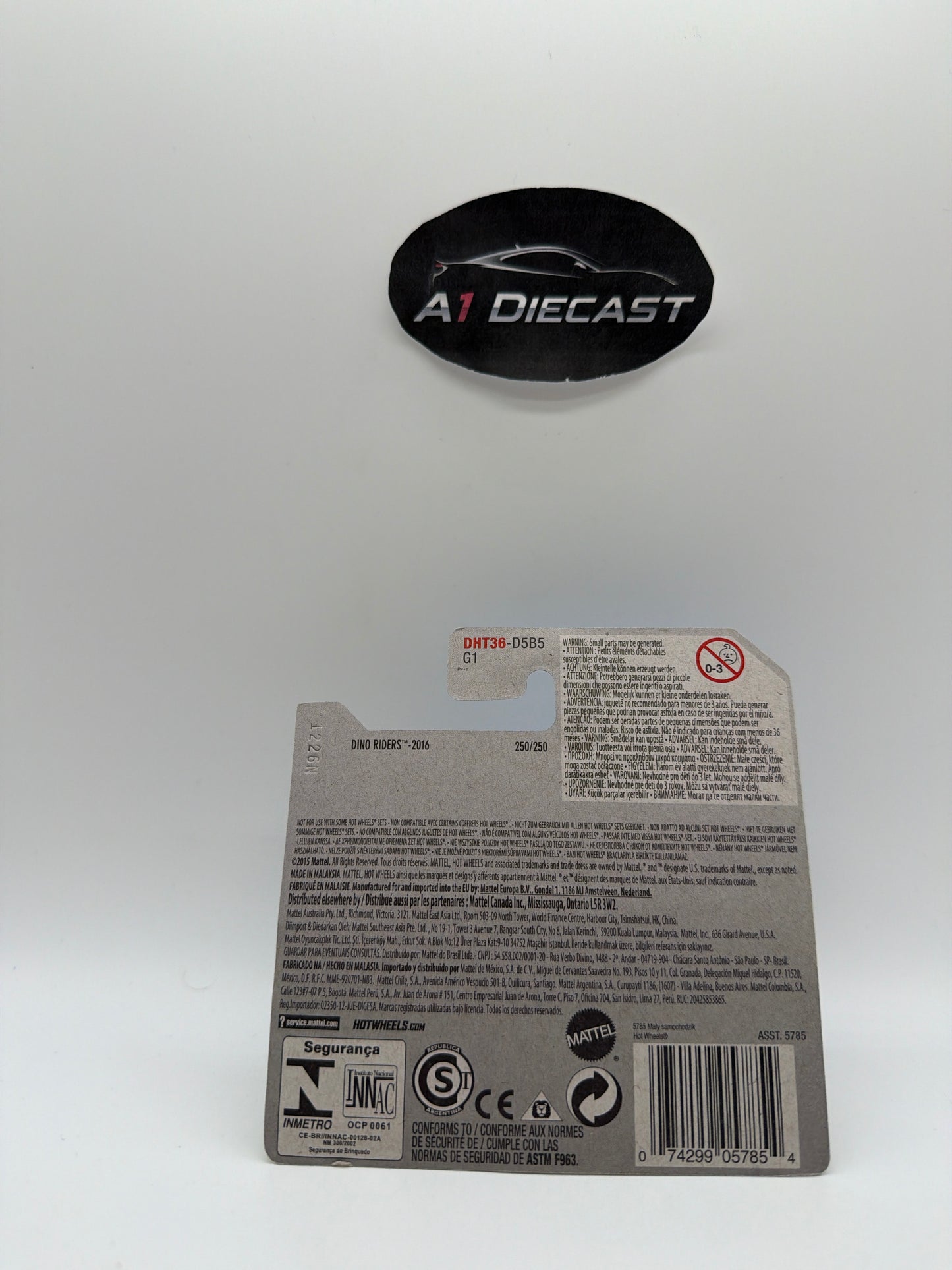 Hot Wheels T-Rextroyer Treasure Hunt Short Card