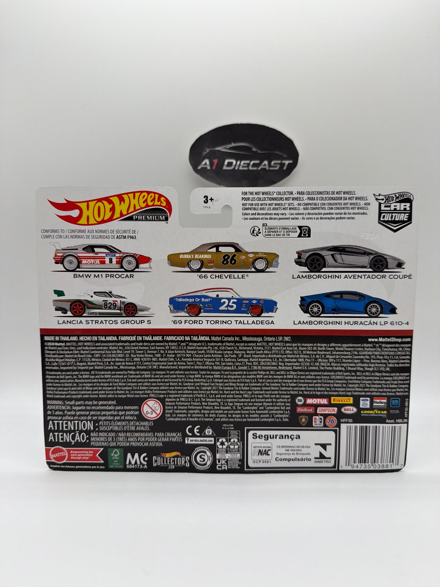 Hot Wheels Premium Car Culture BMW M1 Procar & Lancia Stratos Group 5