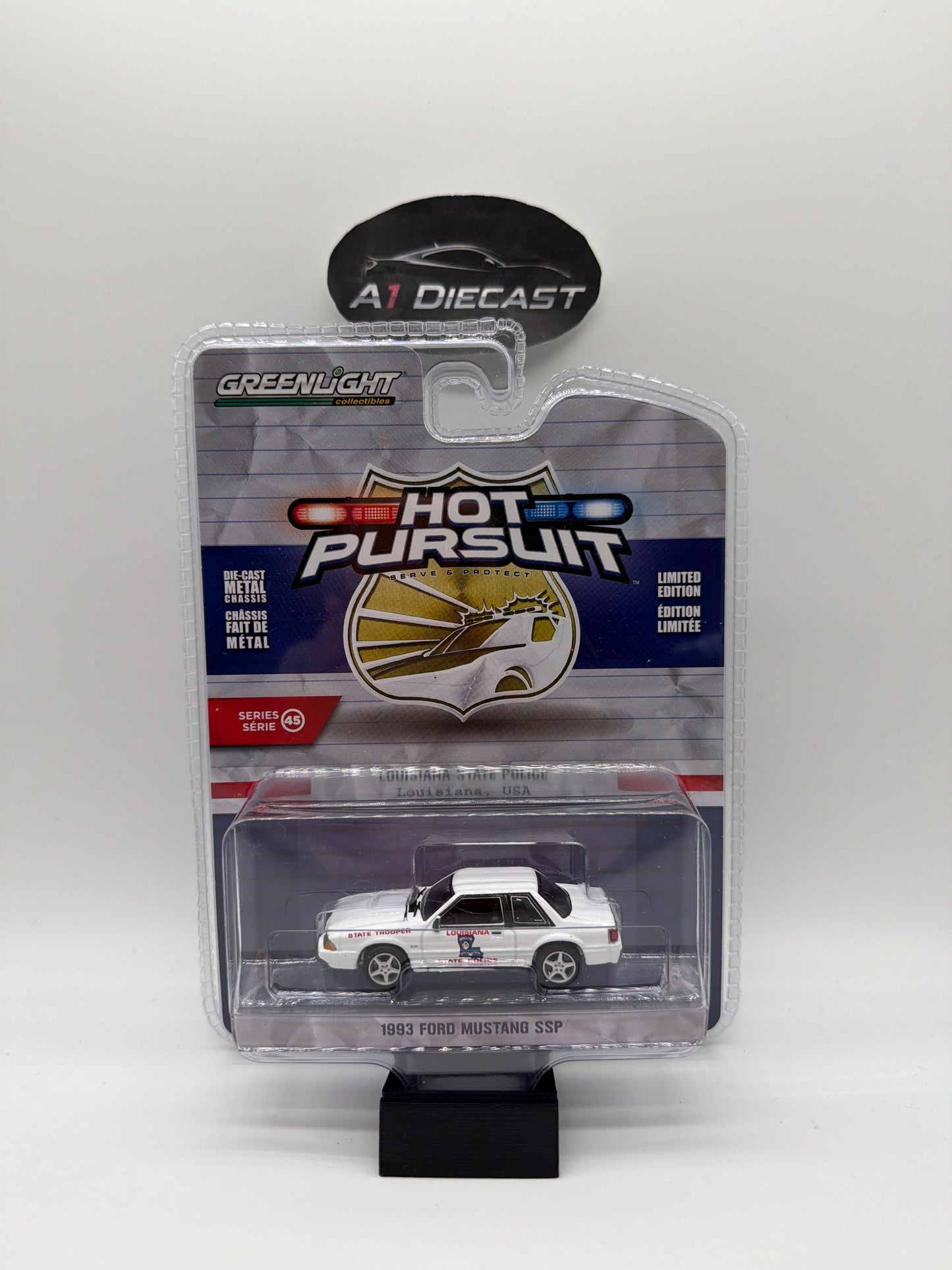 Greenlight Hot Pursuit 1993 Ford Mustang SSP