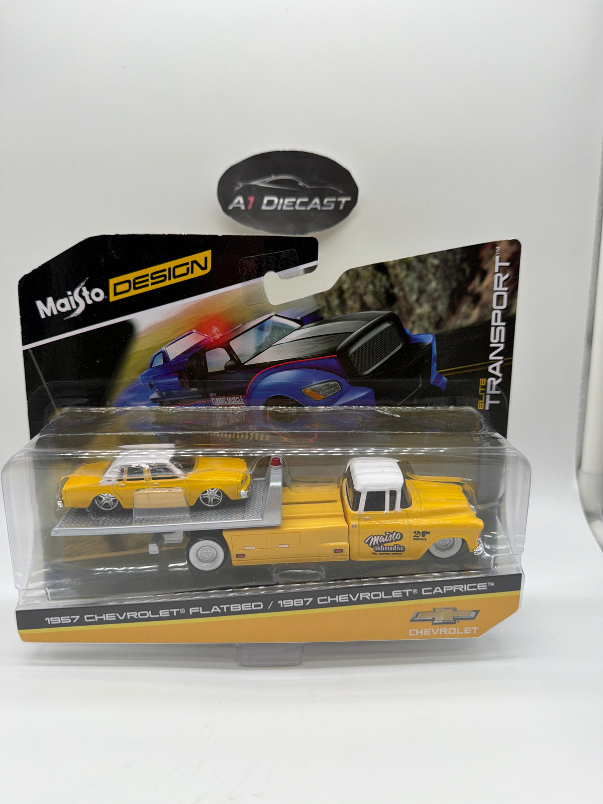 Maisto Design Transport 1957 Chevrolet Flatbed / 1987 Chevrolet Caprice