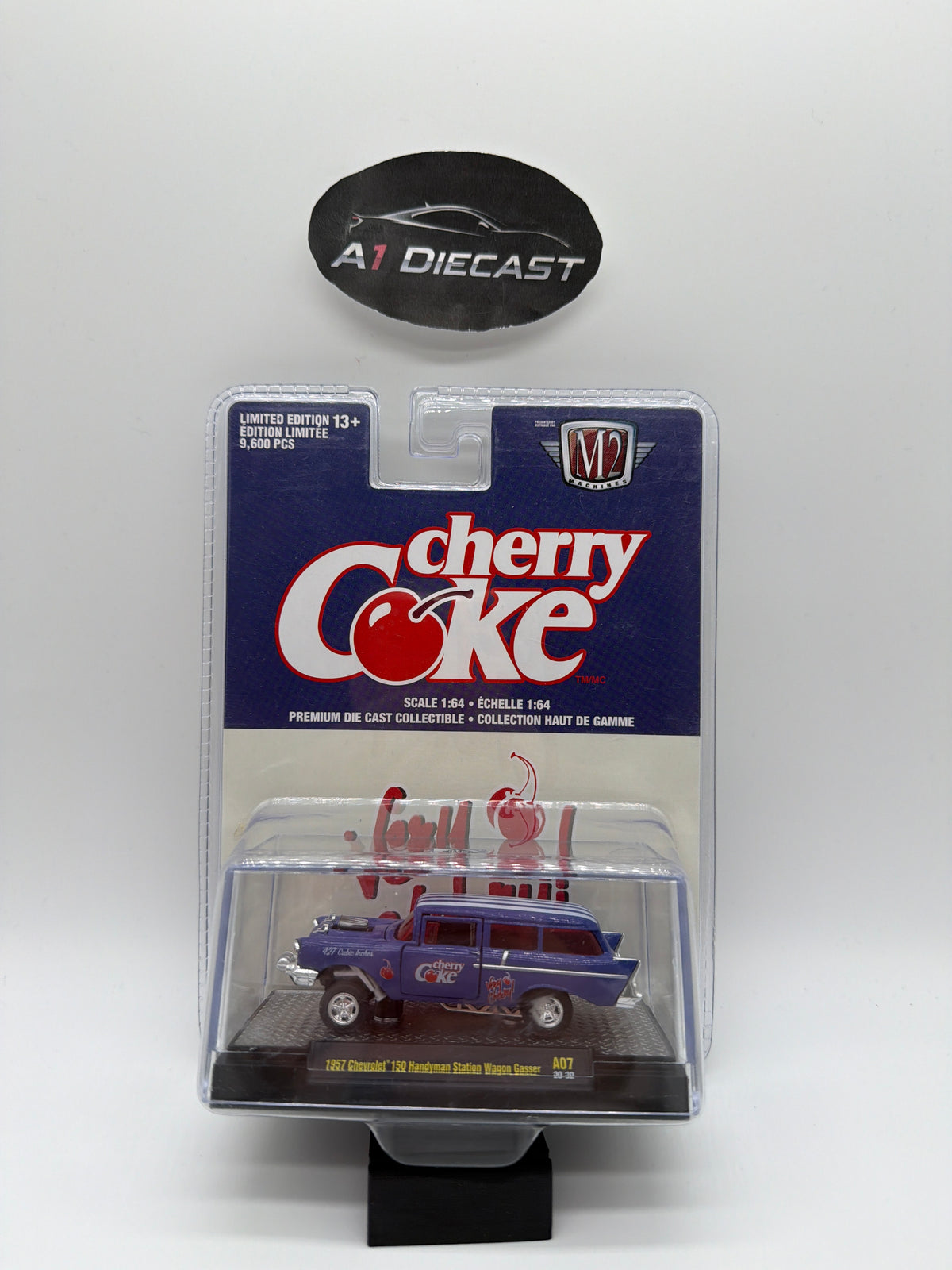 M2 Machines Cherry-Coke 1957 Chevrolet 150 Handyman Station Wagon Gasser