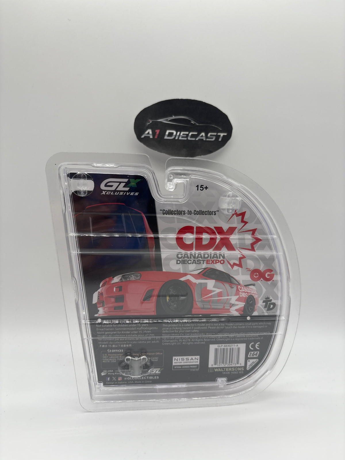 Greenlight Xclusive Nissan Skyline R34 GT-R 1 of 1000 Canadian Diecast Expo