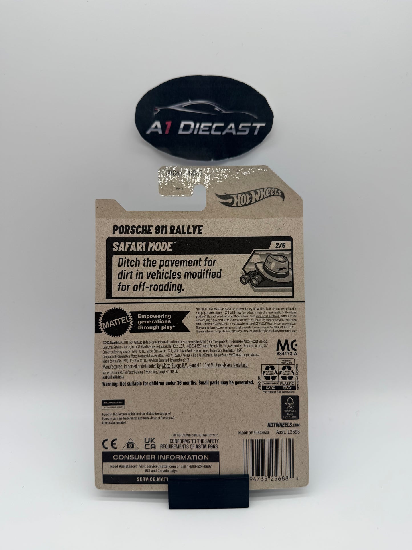 Hot Wheels Porsche 911 Rallye Super Treasure Hunt
