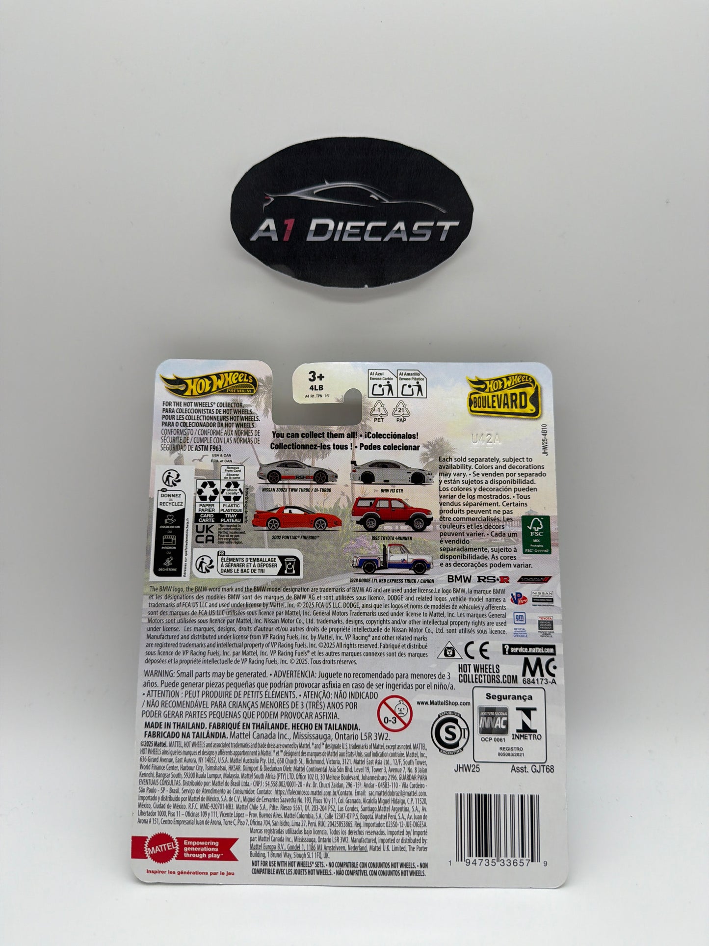 Hot Wheels Premium Boulevard Nissan 300ZX Twin Turbo/ Bi-Turbo