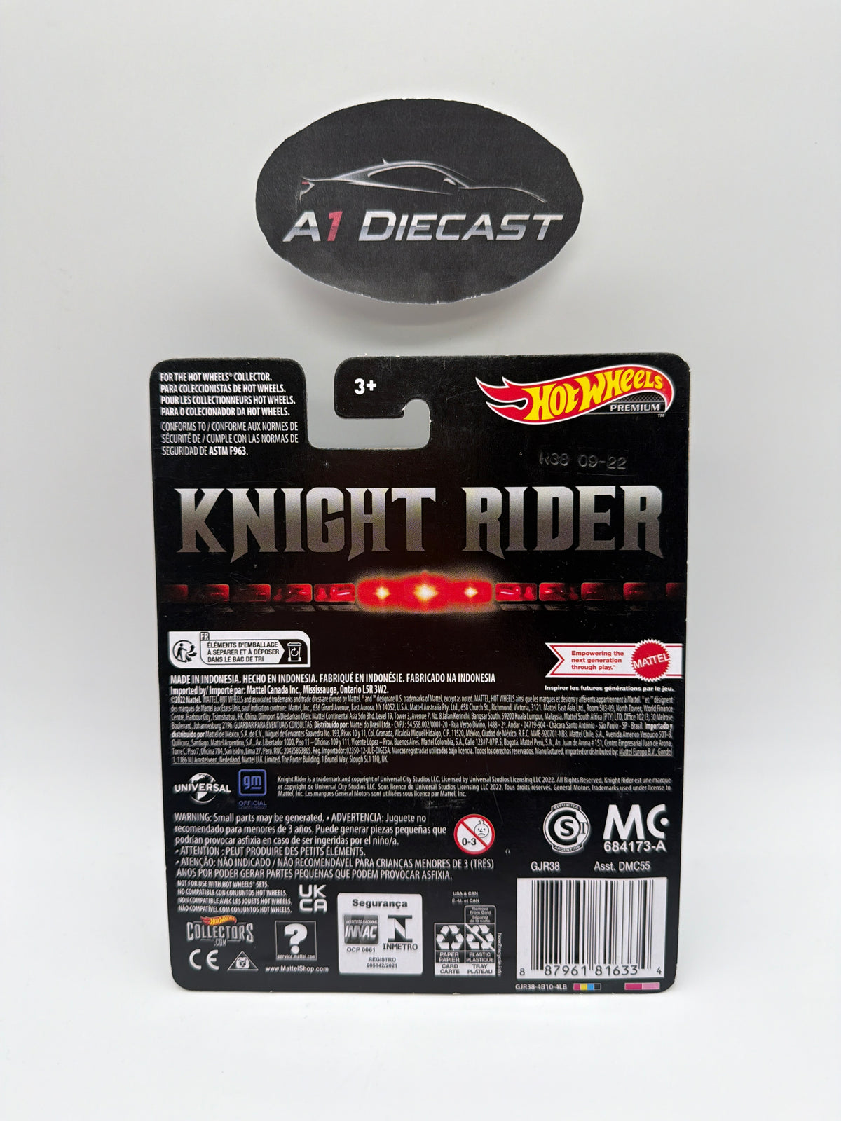 Hot Wheels Premium K.I.T.T Super Pursuit Mode Knight Rider