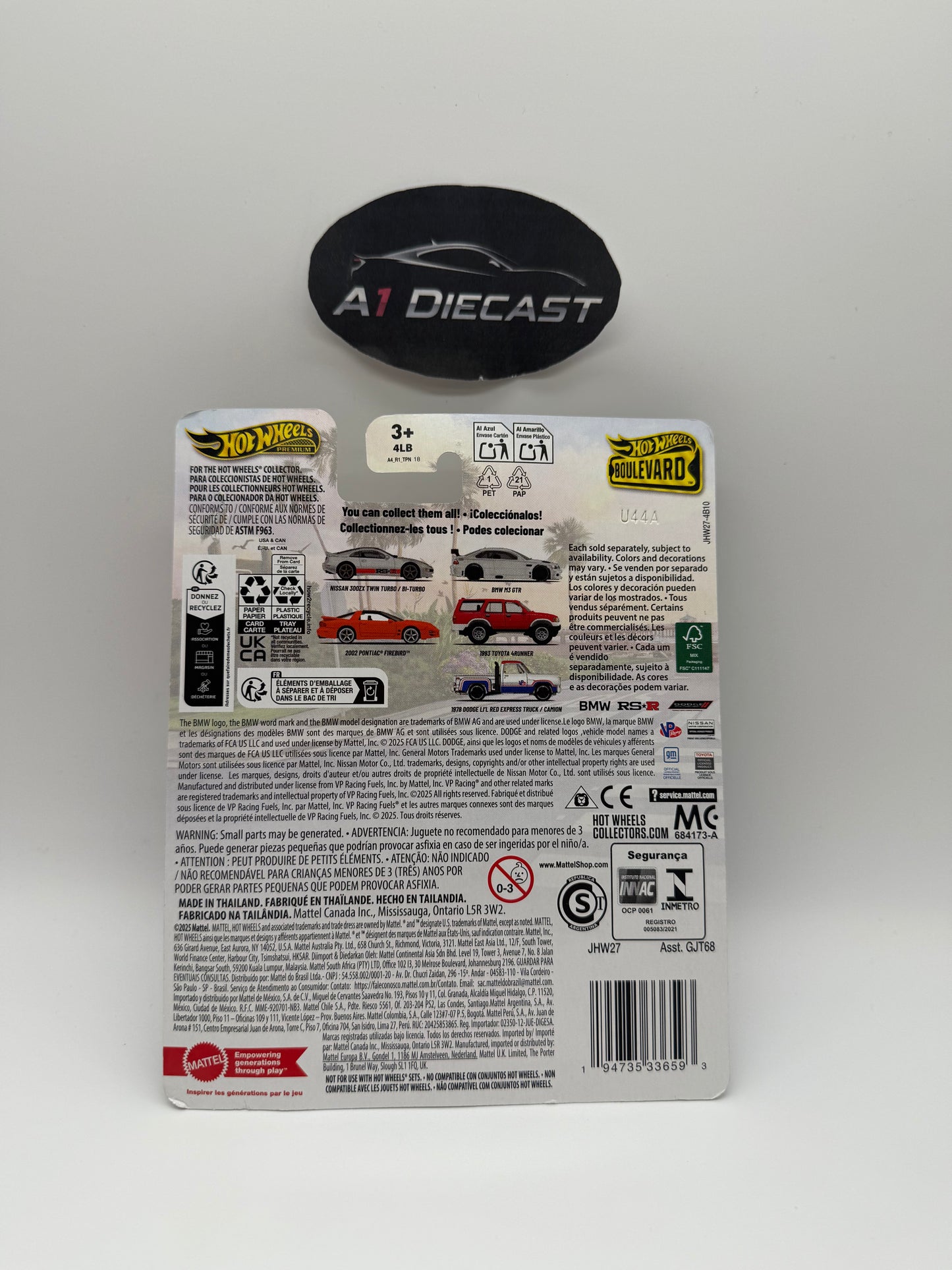 Hot Wheels Premium Boulevard 1978 Dodge Li’L Red Express Truck/Camion