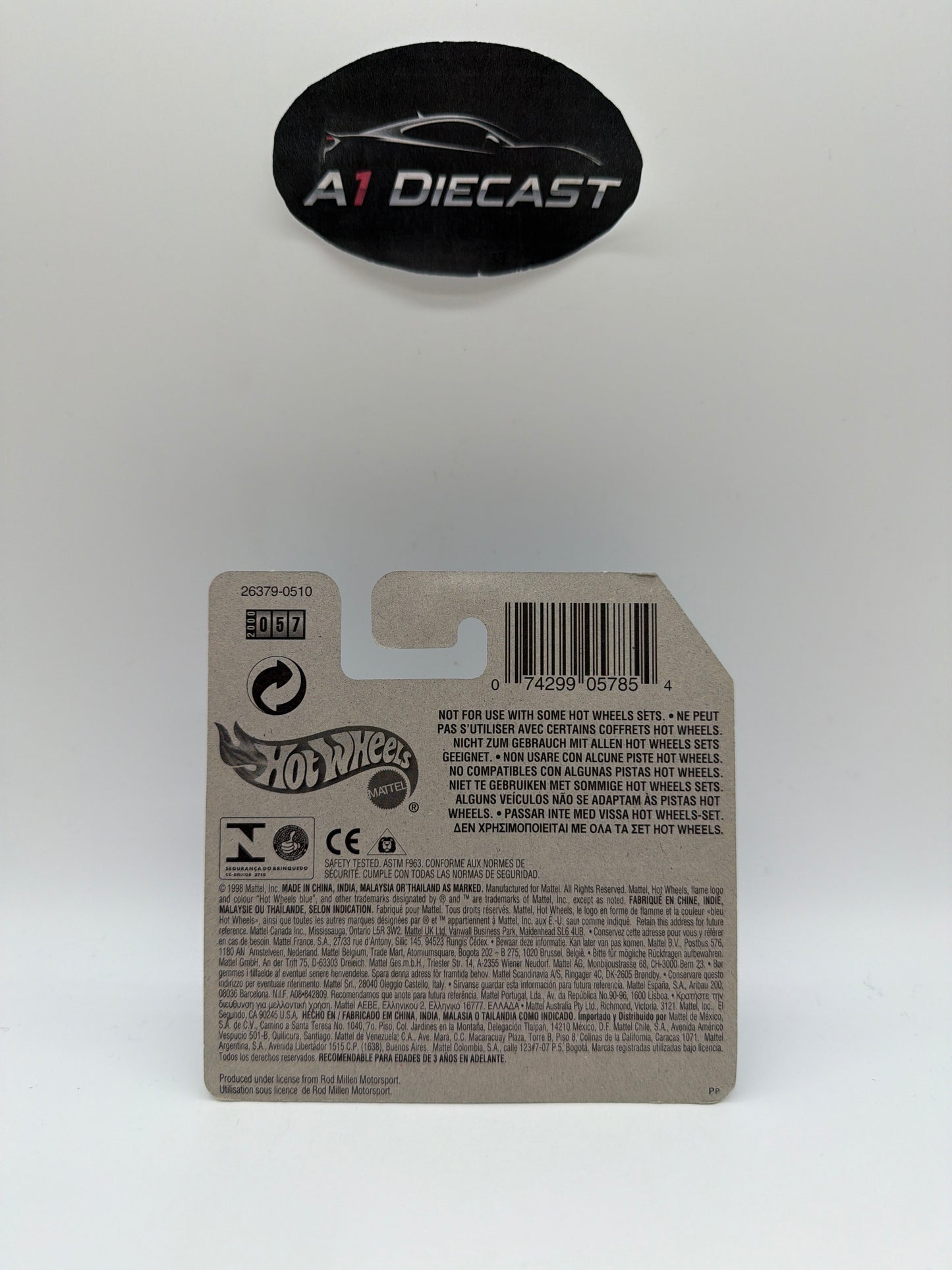 Hot Wheels Pikes Peak Celica Super Treasure Hunt Short Card