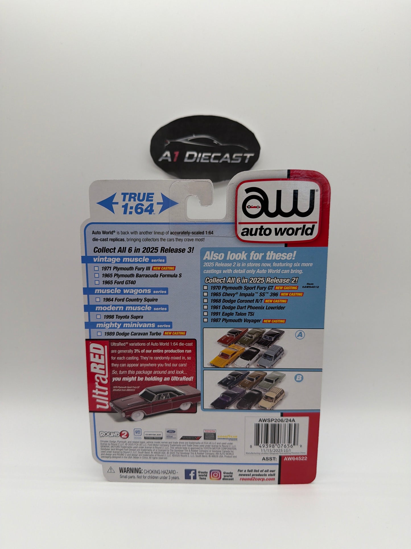 Auto World Premium 1989 Dodge Caravan Turbo