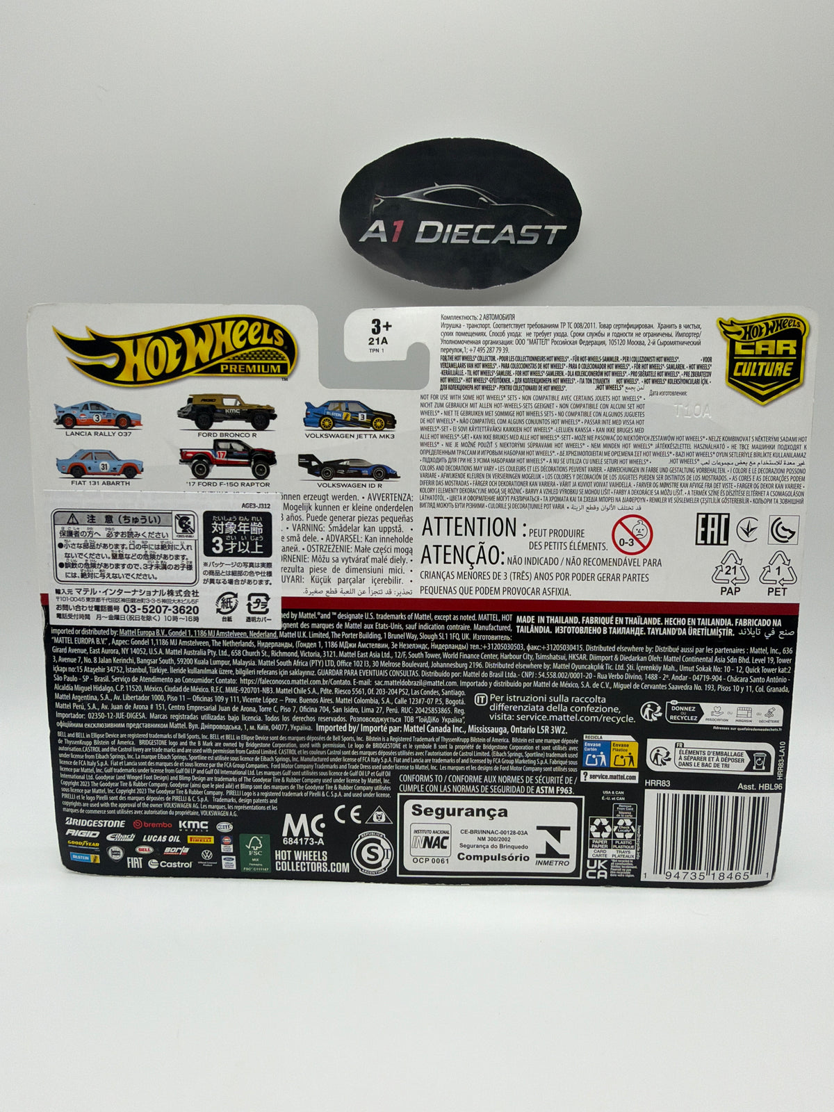 Hot Wheels Premium Car Culture Volkswagen Jetta MK3 & Volkswagen ID R