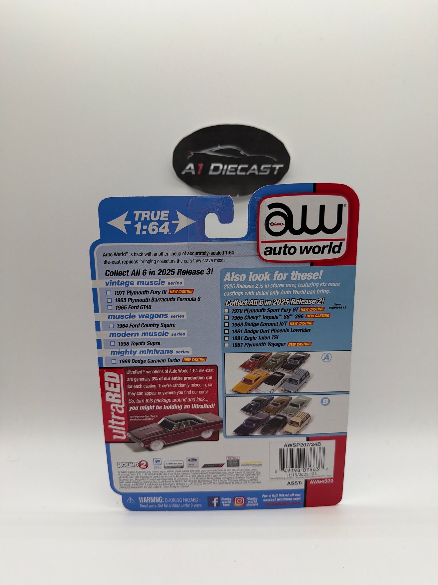 Auto World Premium 1965 Plymouth Barracuda Formula S