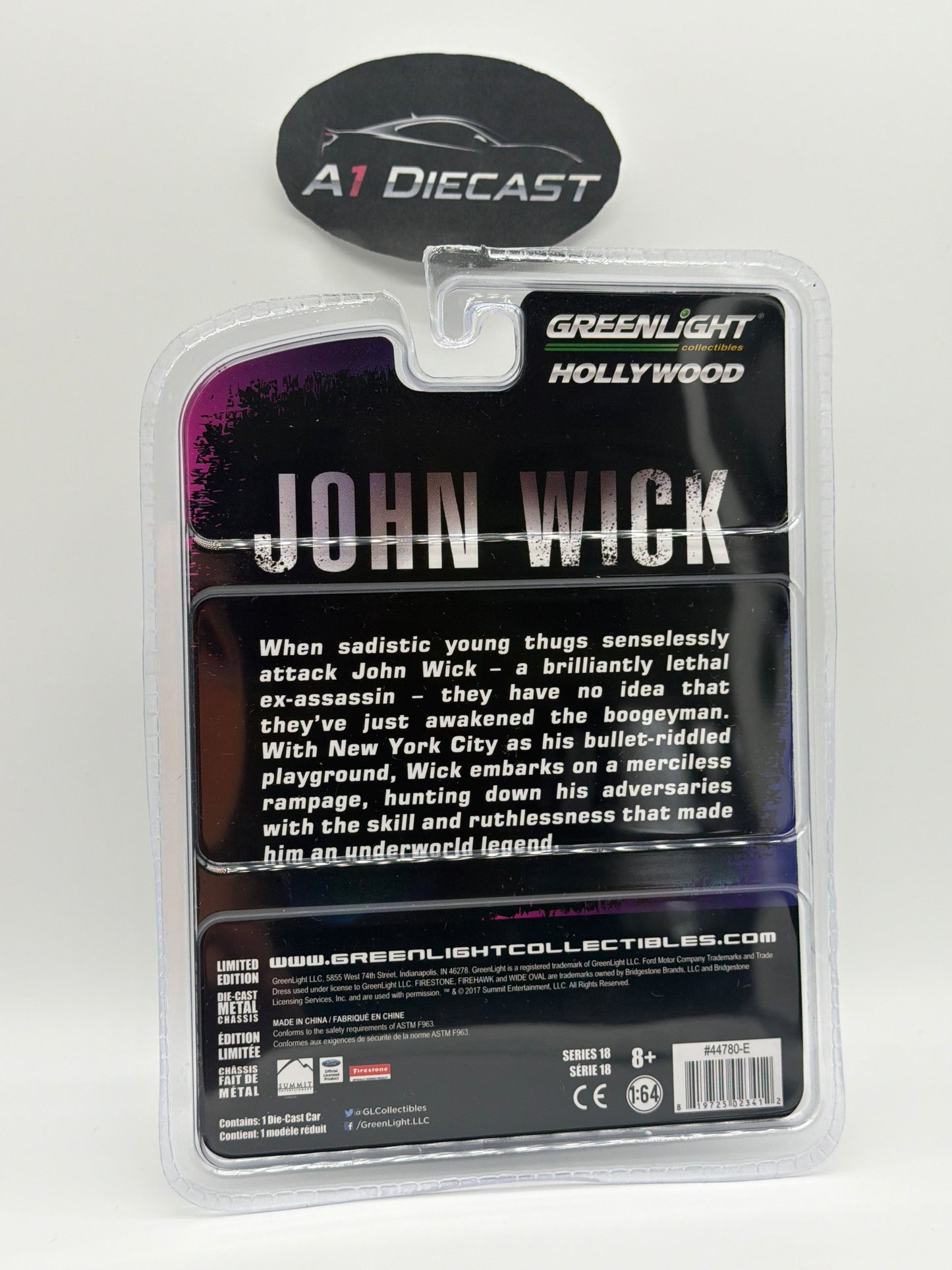 Greenlight Hollywood John Wick 1969 Ford Mustang BOSS 429