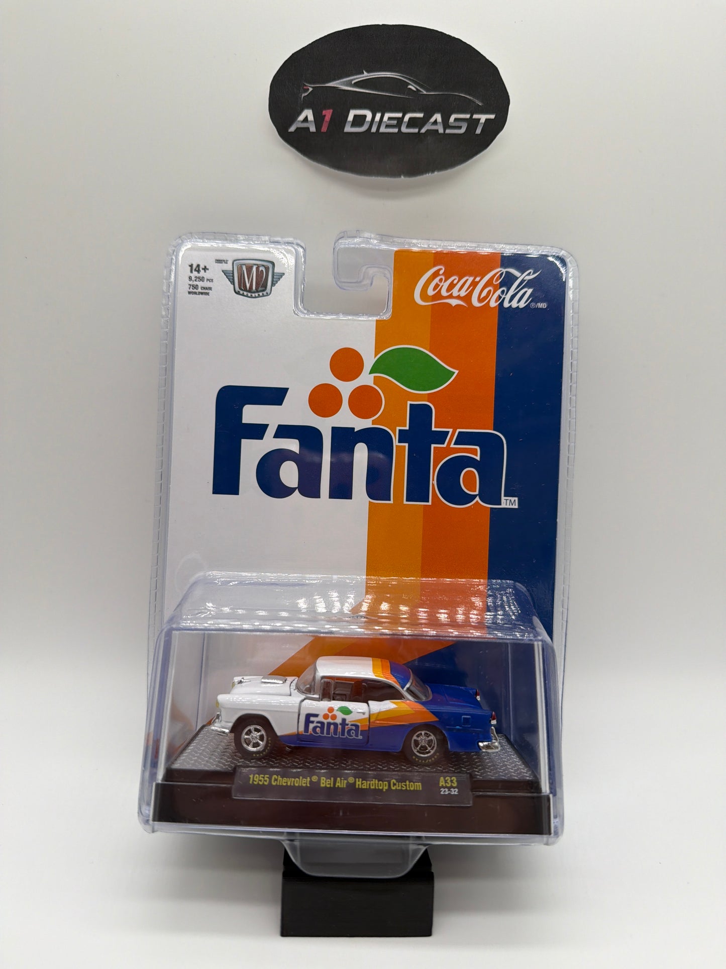 M2 Machines Fanta 1955 Chevrolet Bel Air Hardtop Custom