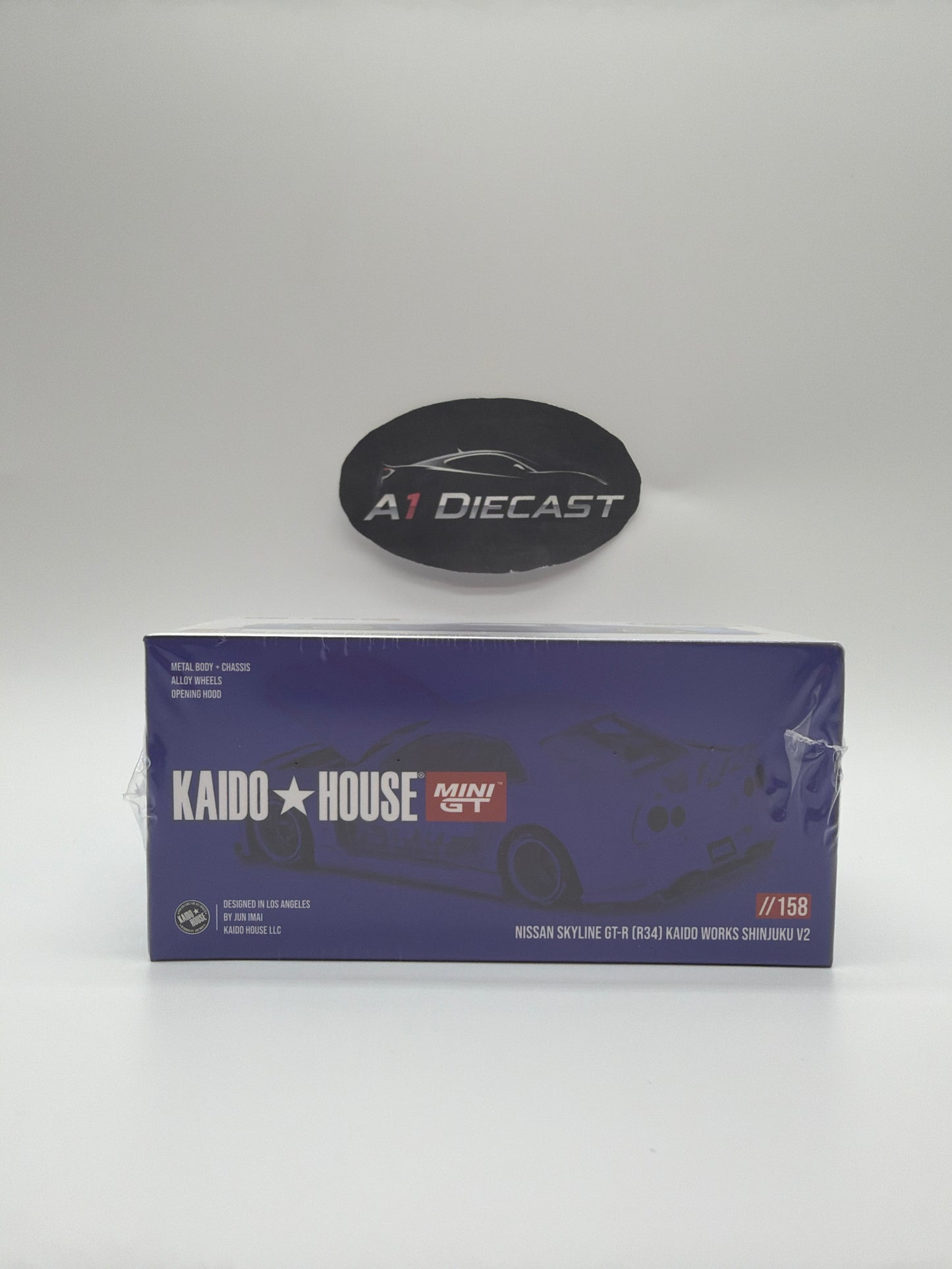 Kaido House Mini GT Nissan Skyline GT-R (R34) Kaido Works Shinjuku V2 // 158