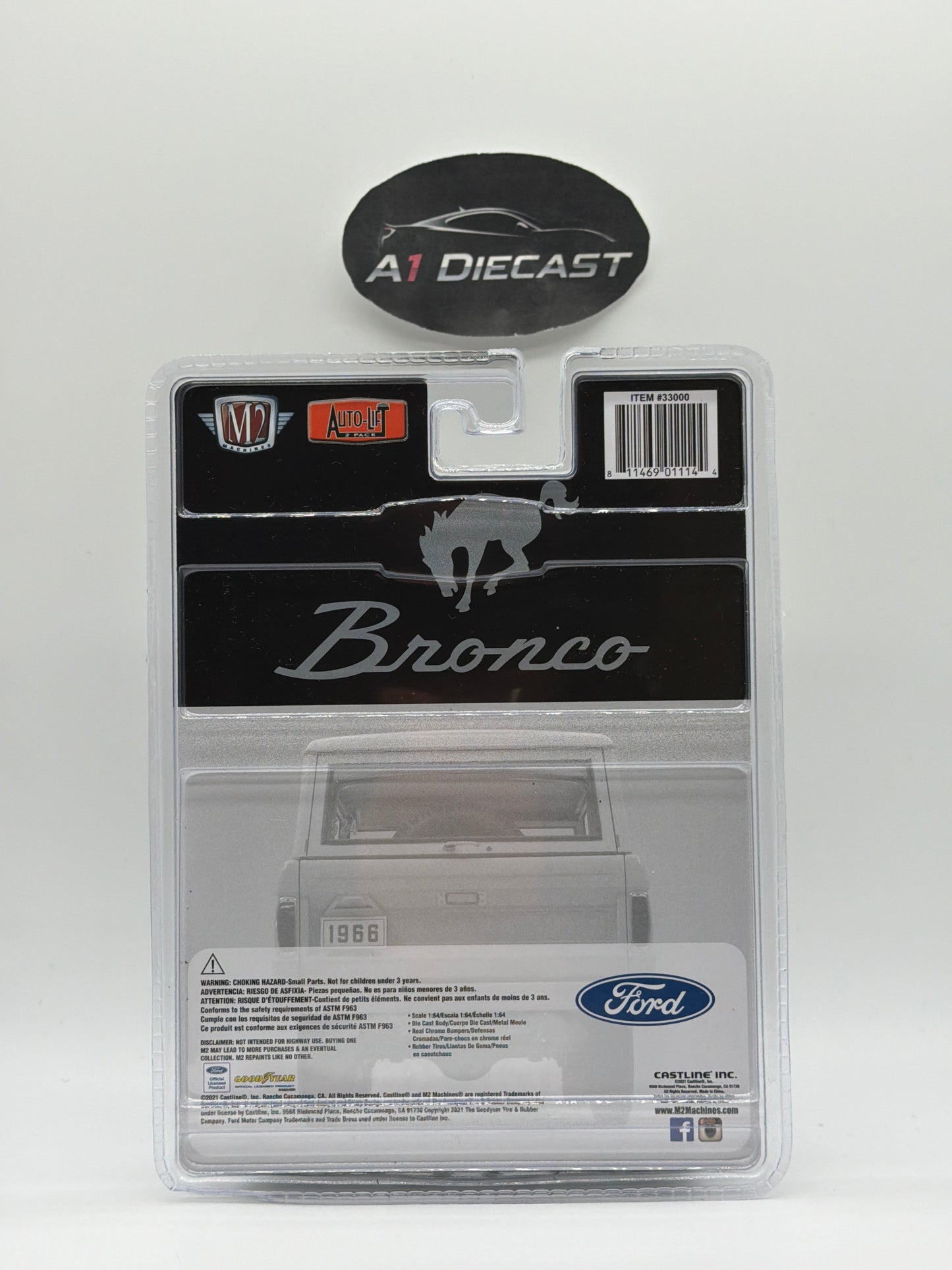 M2 Machines Bronco 1966 Ford Bronco Chase