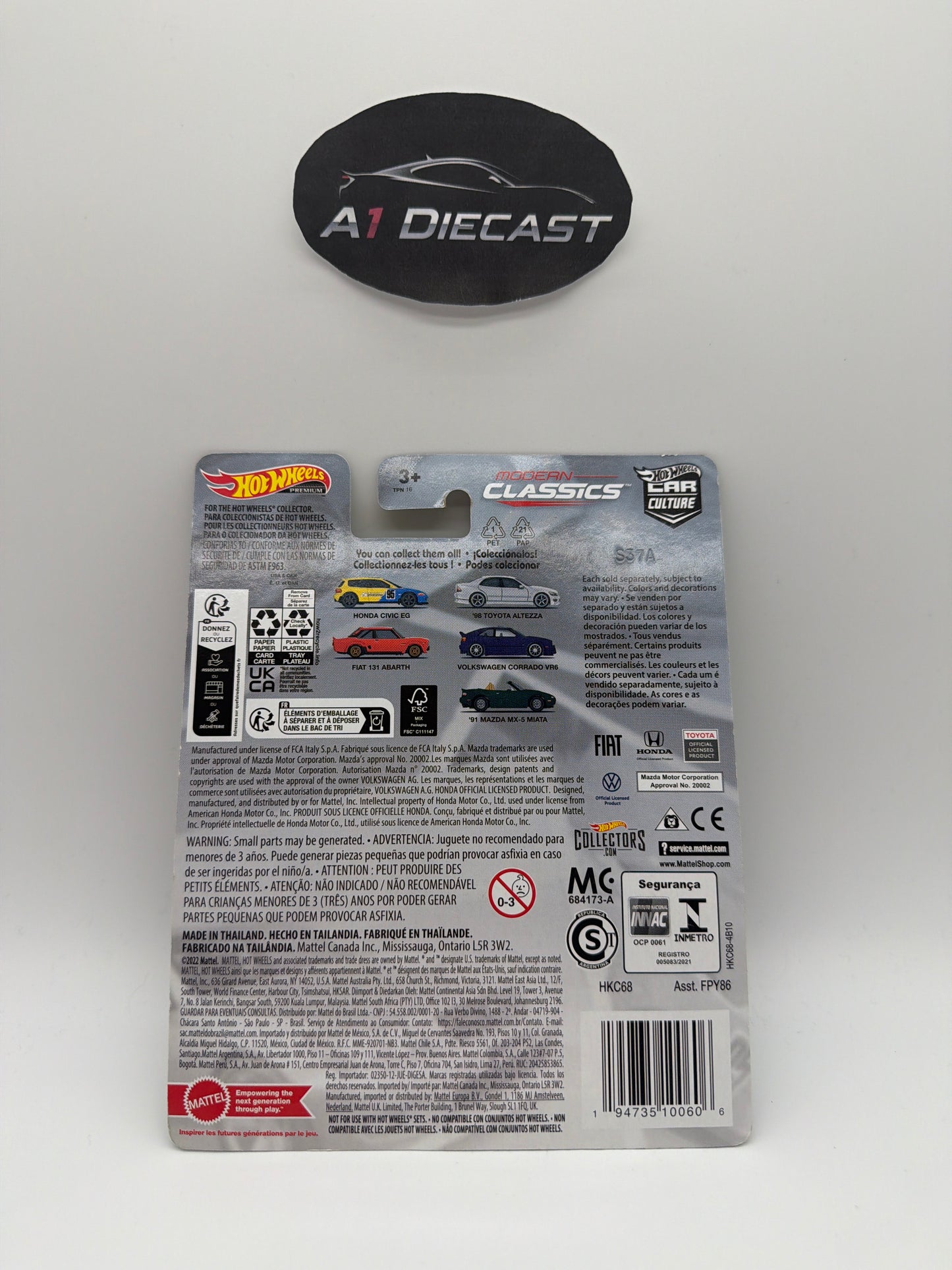 Hot Wheels Premium Car Culture ‘91 Mazda MX-5 Miata