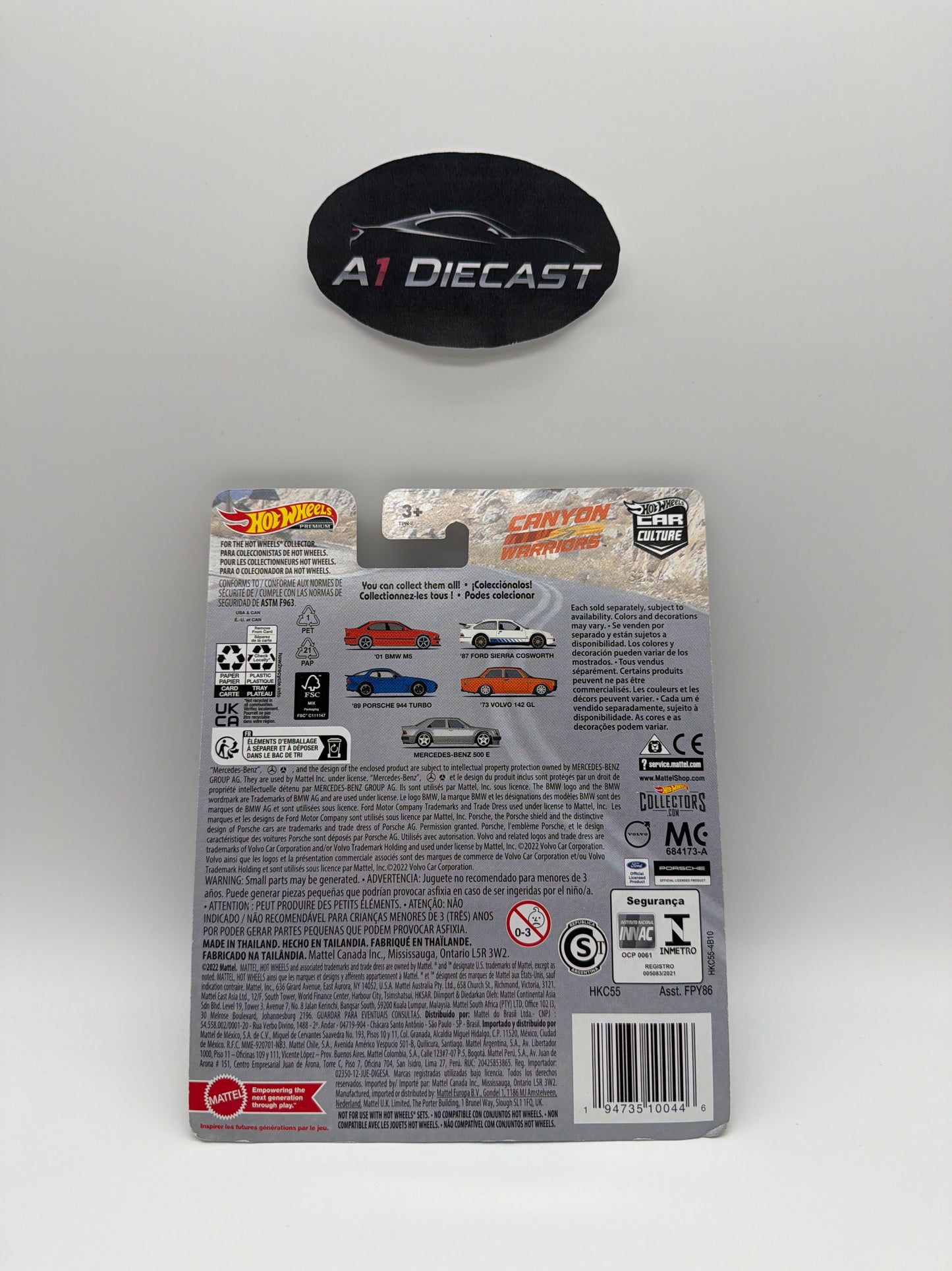 Hot Wheels Premium Car Culture Mercedes-Benz 500 E