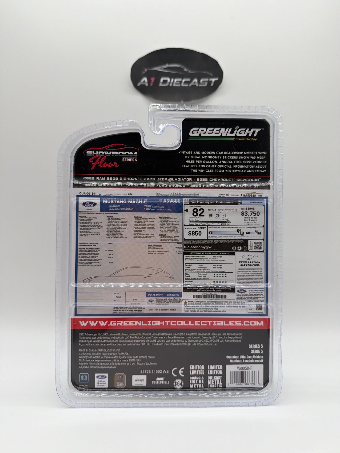 Greenlight Showroom Floor Series 5 2023 Ford Mustang Mach-E GT