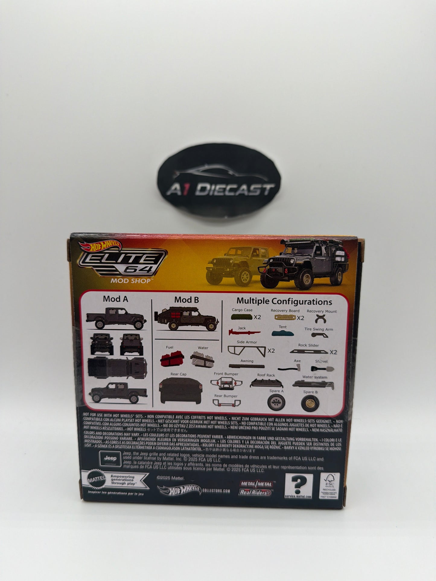 Hot Wheels Elite 64 Mod Shop 24 Jeep Gladiator