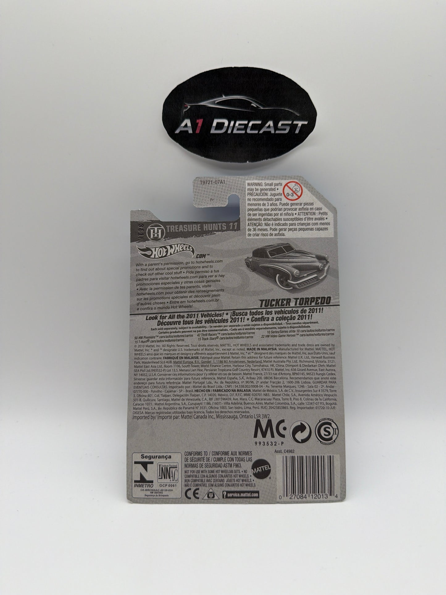 Hot Wheels Tucker Torpedo Treasure Hunt