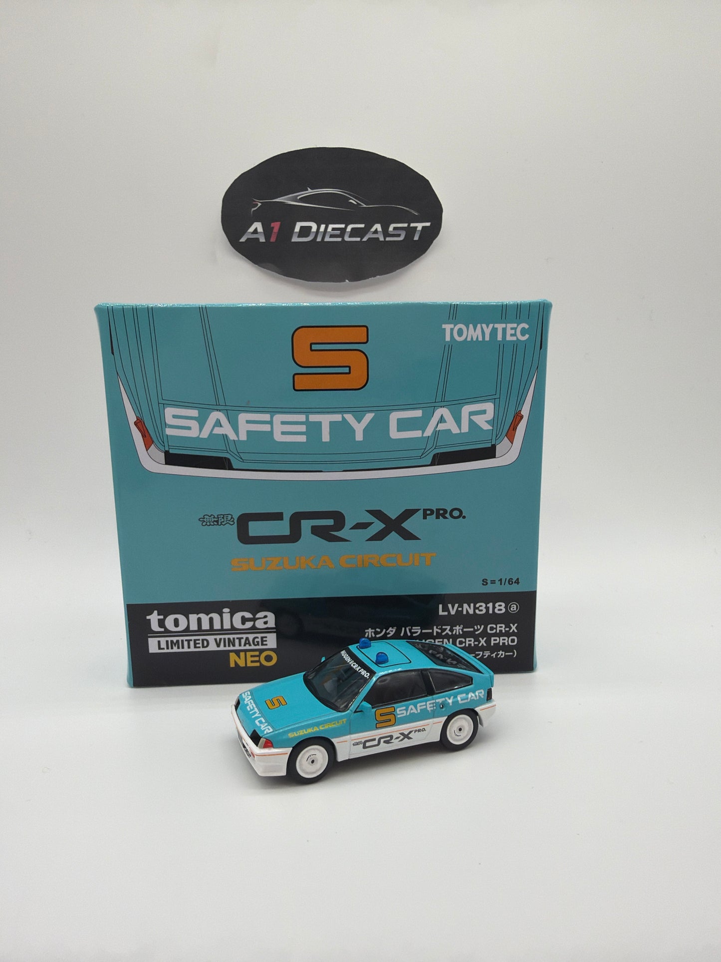 Tomica Limited Vintage NEO Safety Car CR-X Suzuka Circuit