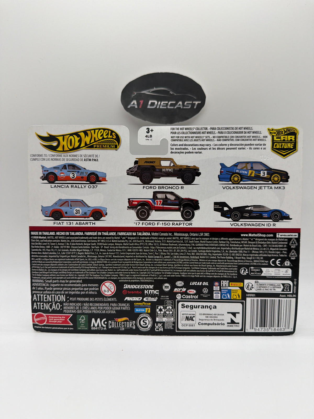 Hot Wheels Premium Car Culture Lancia Rally 037 & Fiat 131 Abarth
