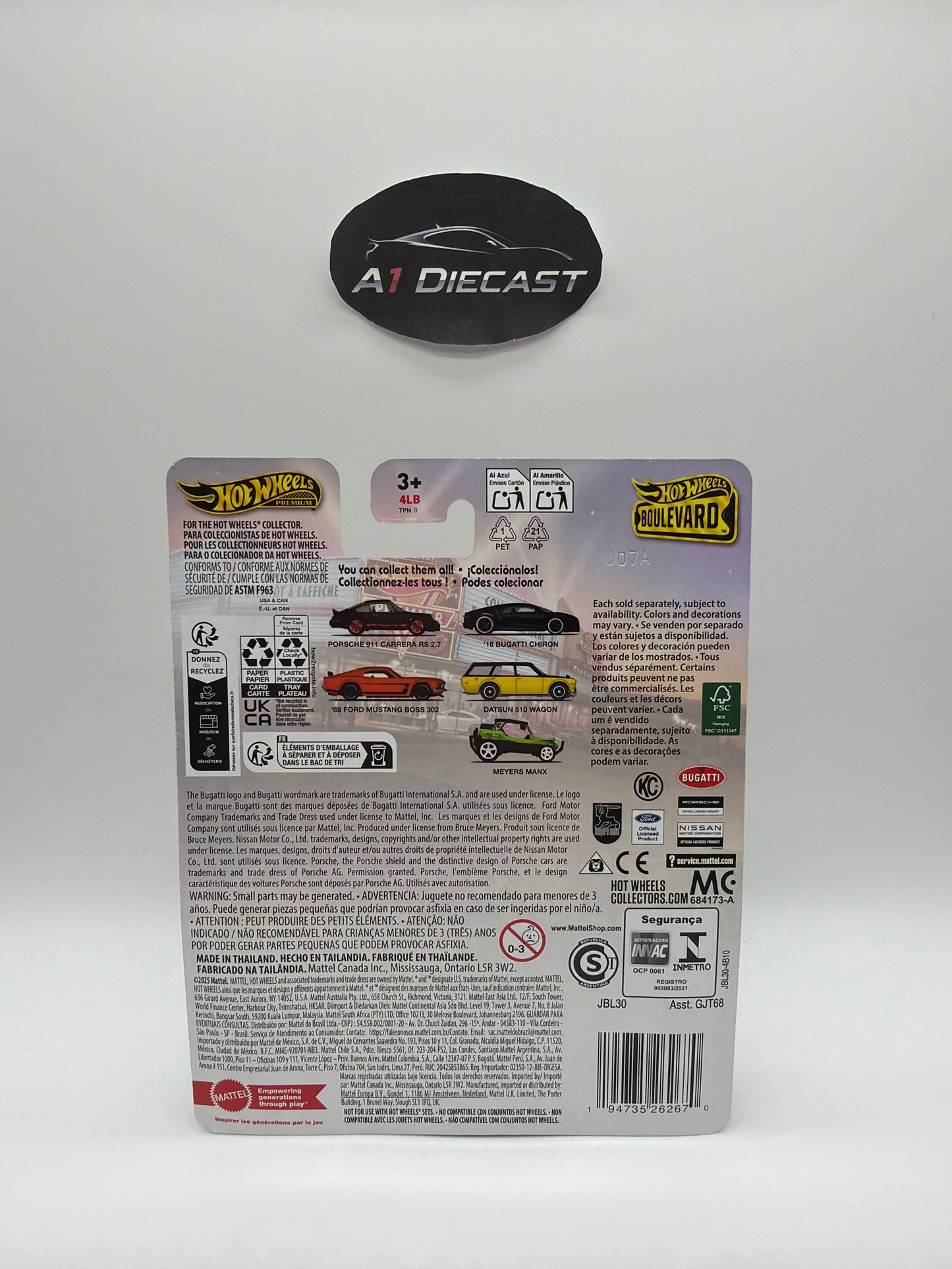 Hot Wheels Premium Boulevard ‘16 Bugatti Chiron