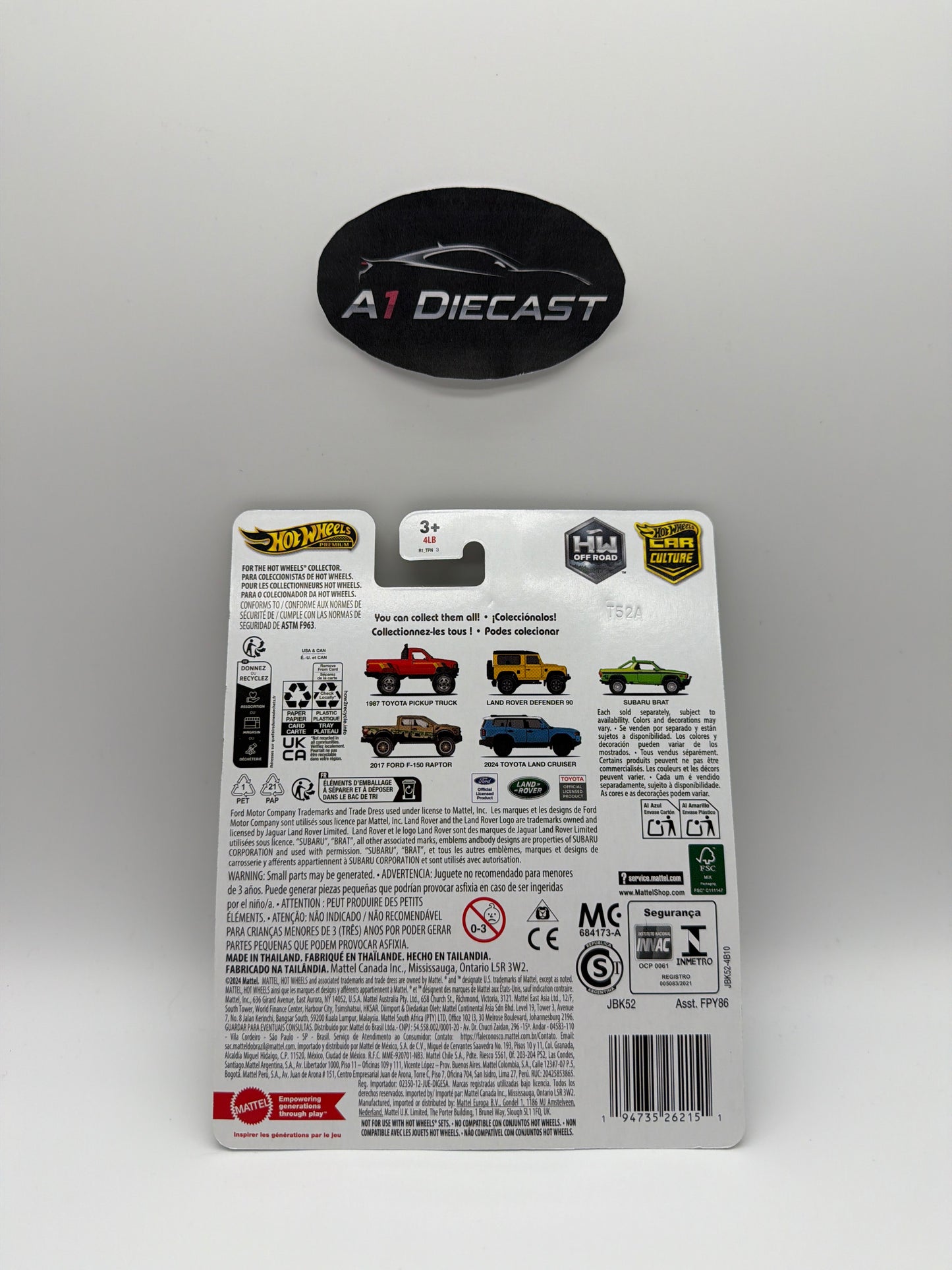 Hot Wheels Premium Car Culture 2024 Toyota Land Cruiser