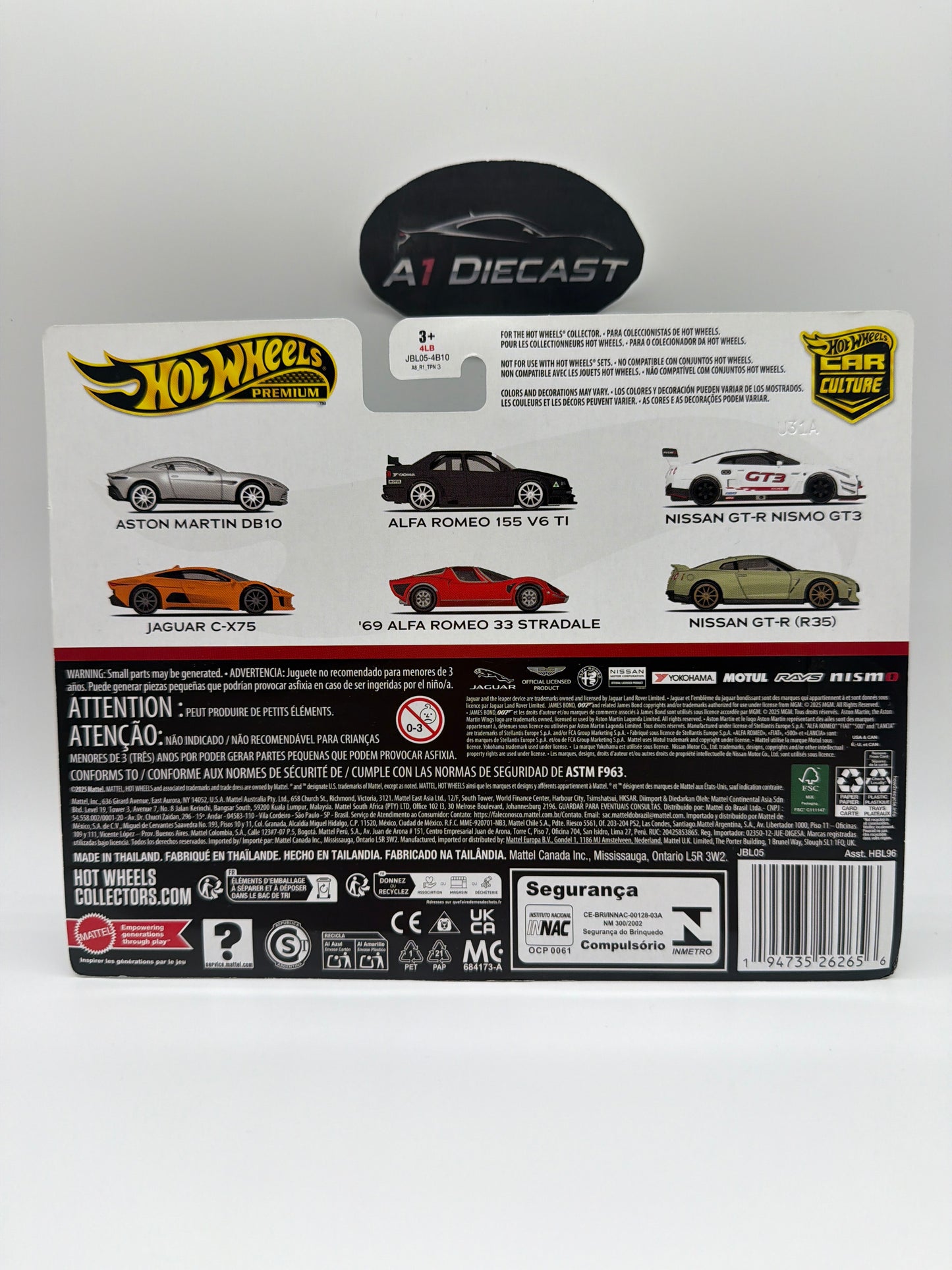 Hot Wheels Premium Car Culture Nissan GT-R Nismo GT3 & Nissan GT-R (R35)