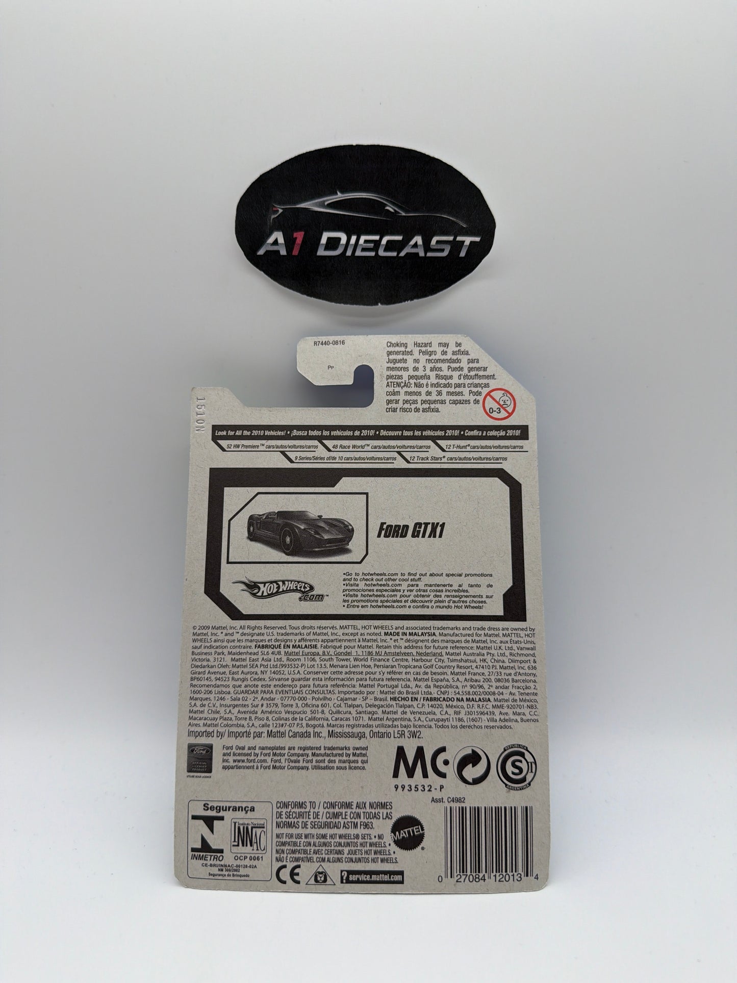 Hot Wheels Ford GTX1 Treasure Hunt
