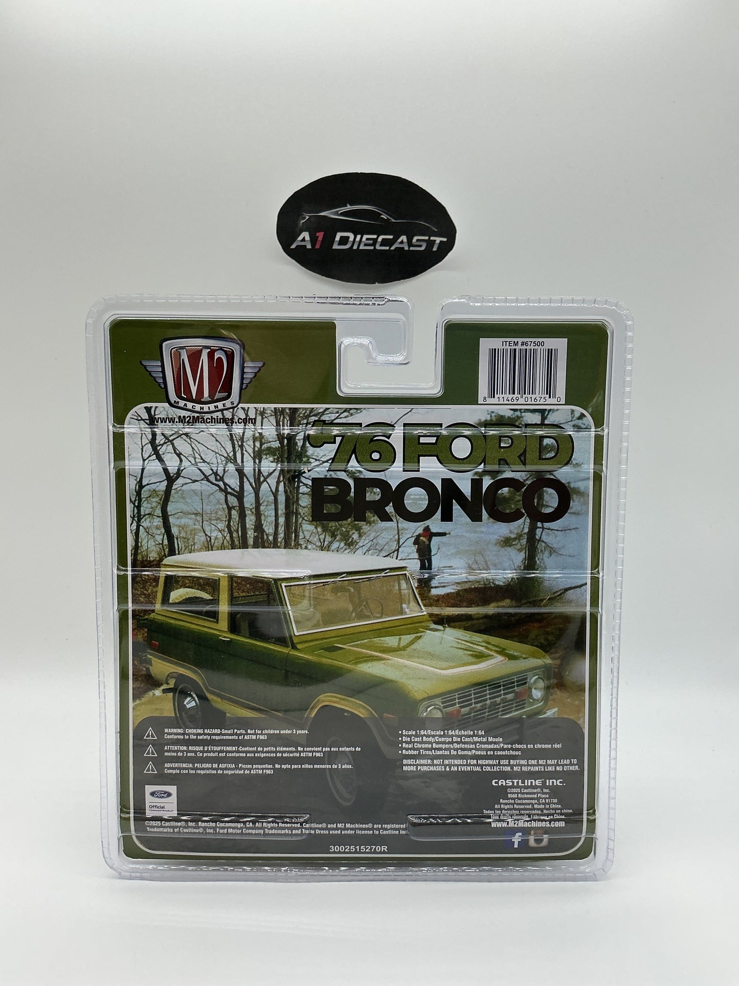 M2 Machines Diorama ‘76 Ford Bronco