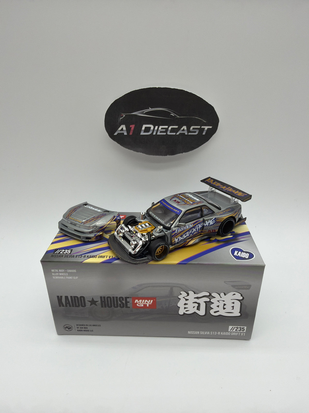 Kaido House Mini GT Nissan SilviaS13-R Kaido Drift V1 CHASE //235