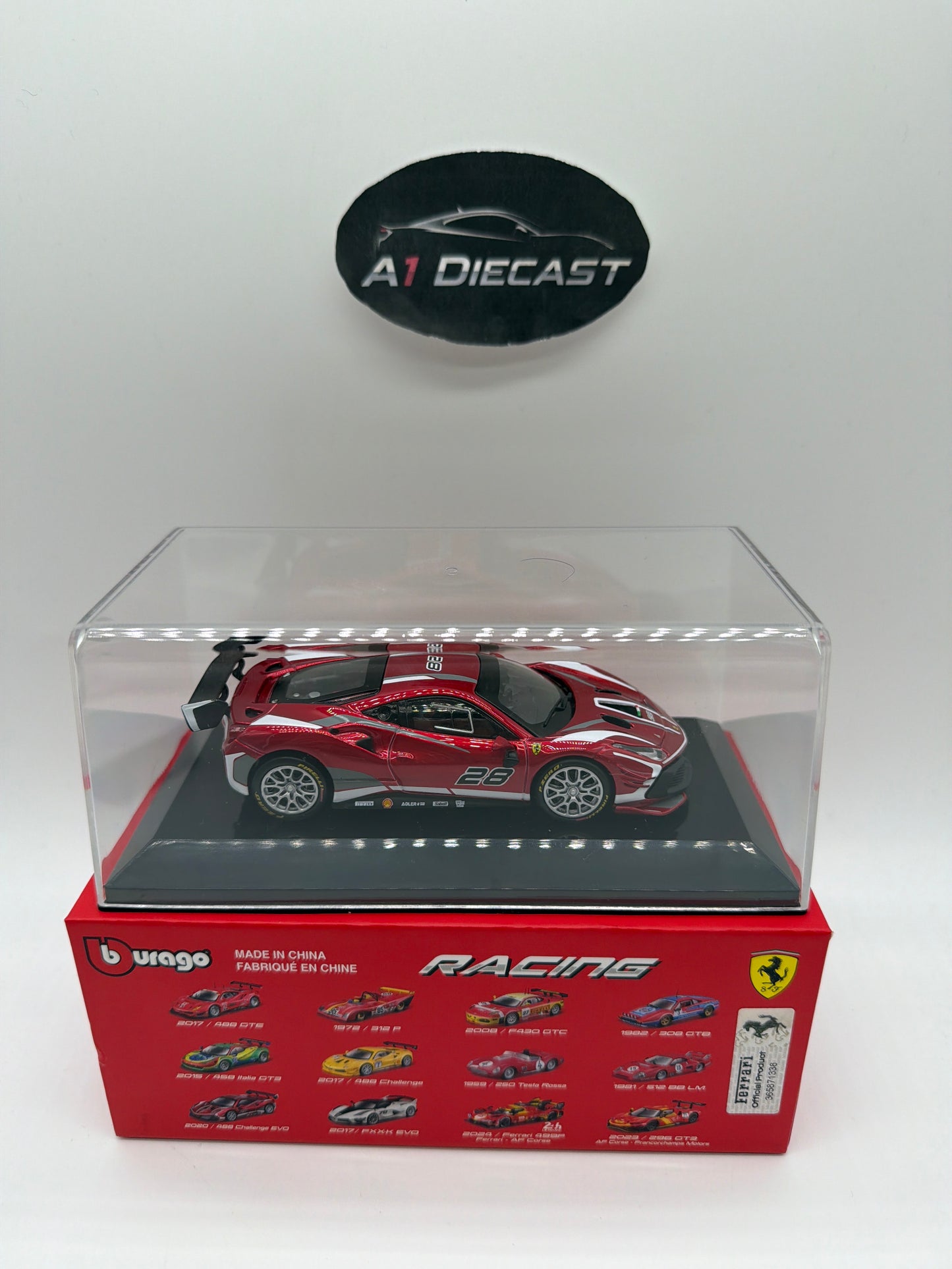 Bburago Racing Ferrari 488 Challenger EVO 2020