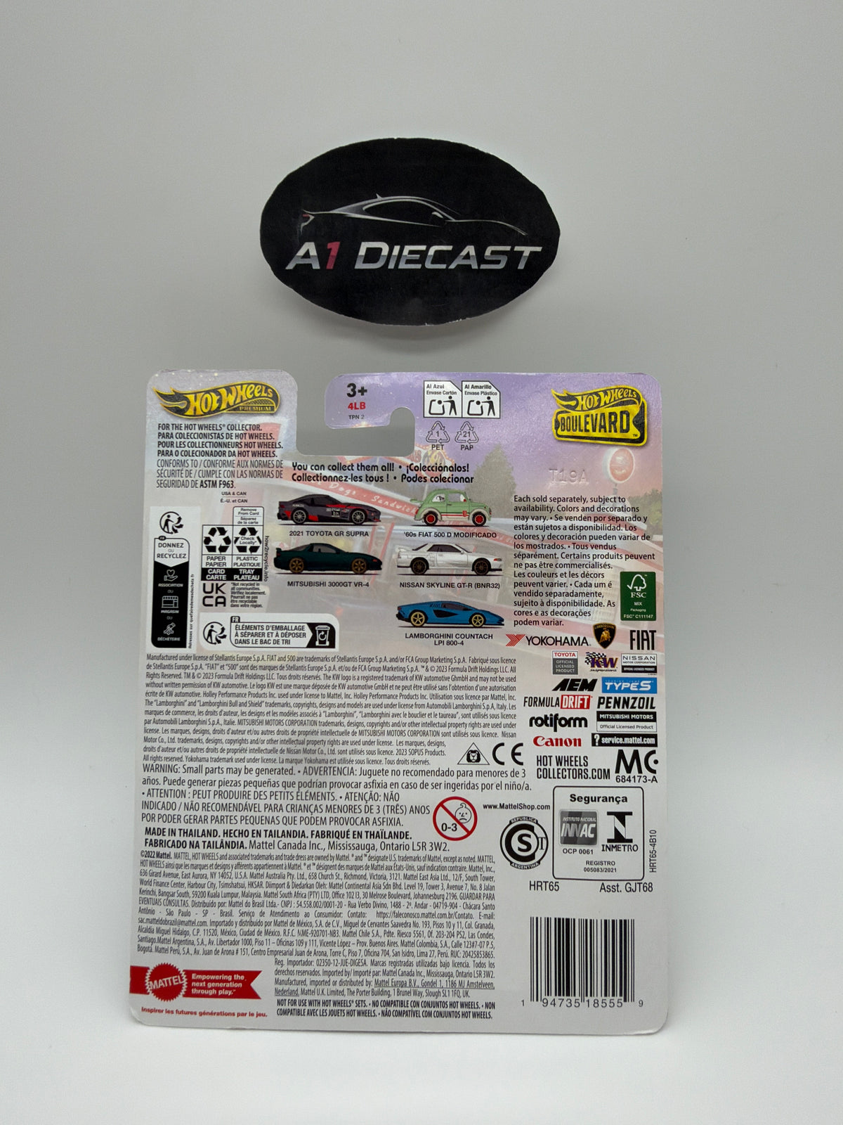 Hot Wheels Premium Boulevard ‘60s Fiat 500 D Modificado