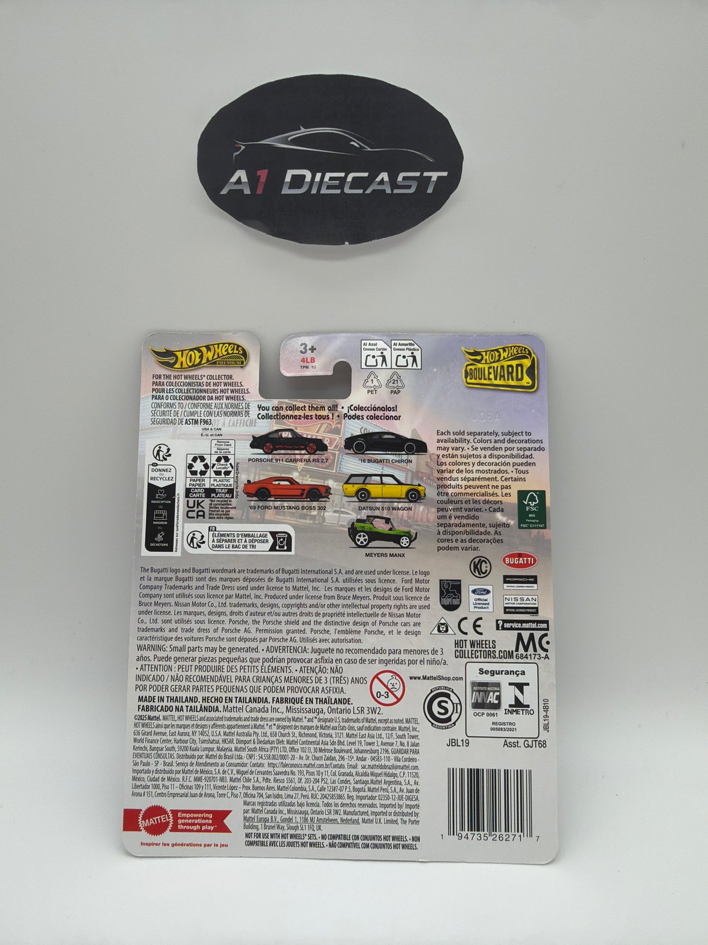 Hot Wheels Premium Boulevard Porsche 911 Carrera RS 2.7