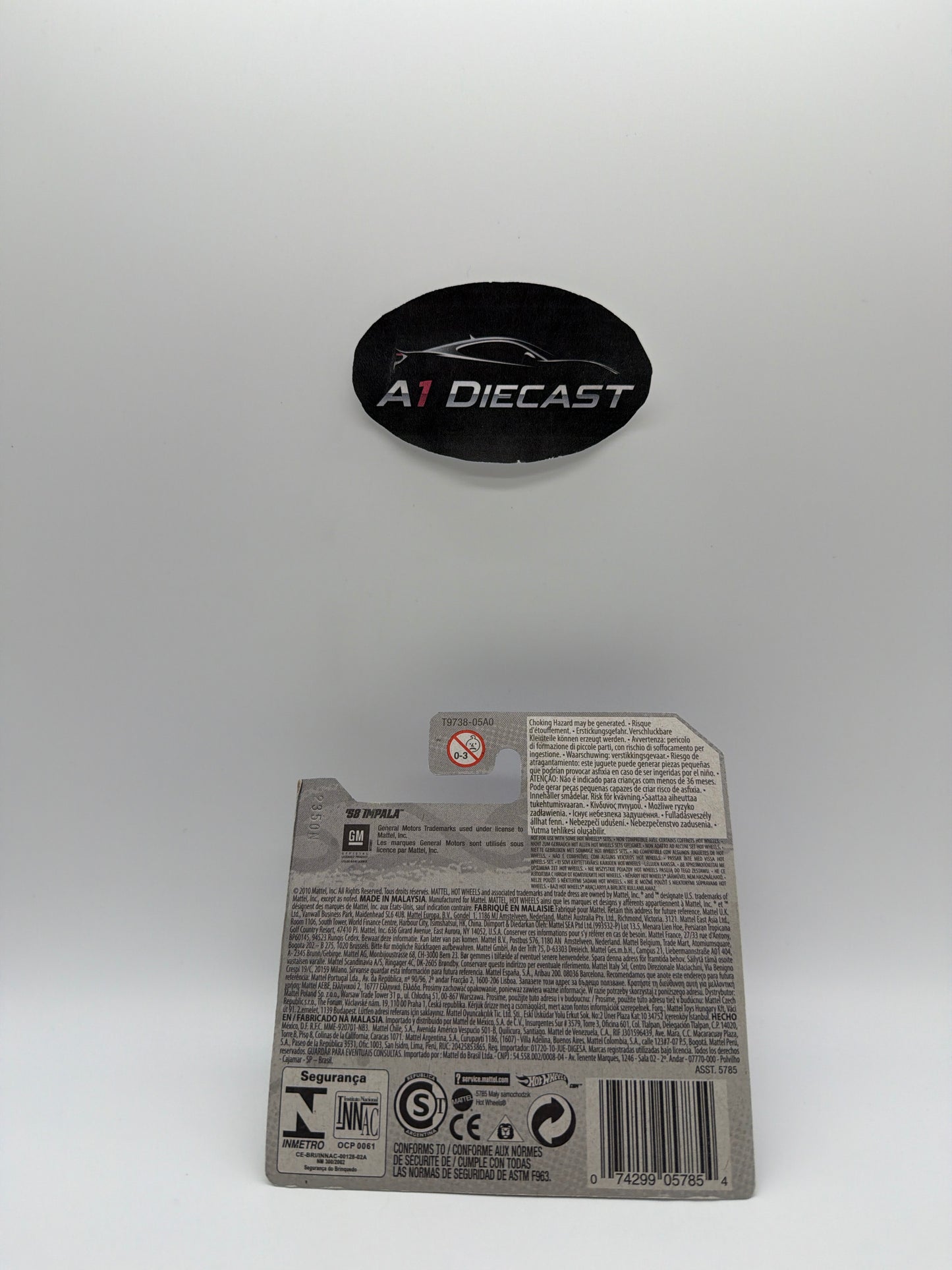 Hot Wheels ‘58 Impala Super Treasure Hunt Short Card