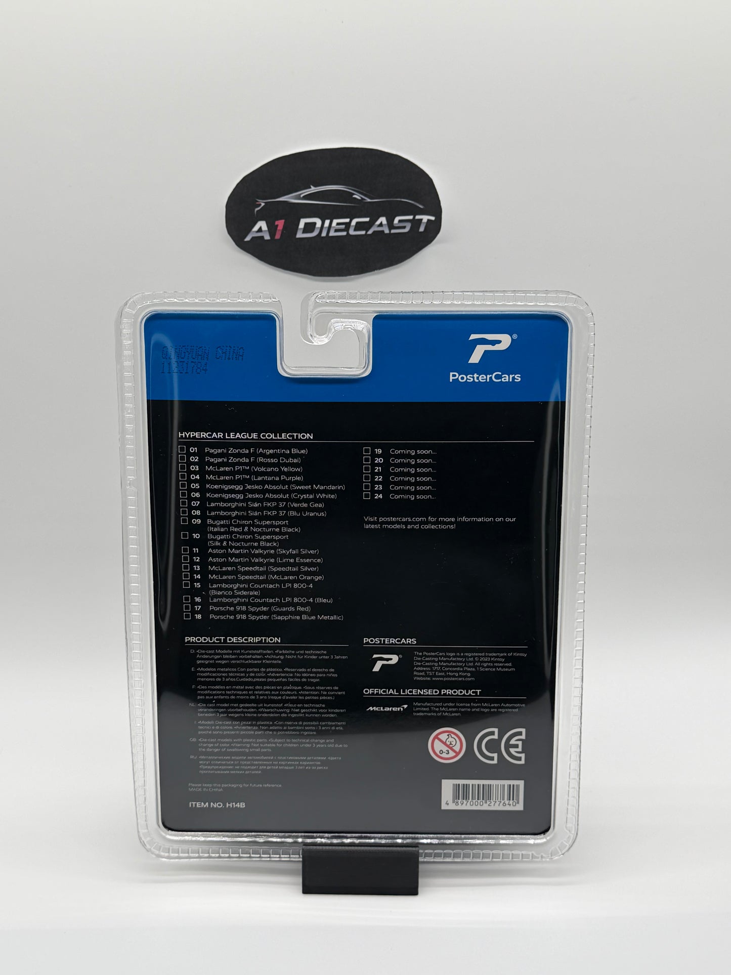 PosterCars Hypercar League Collection McLaren Speedtail