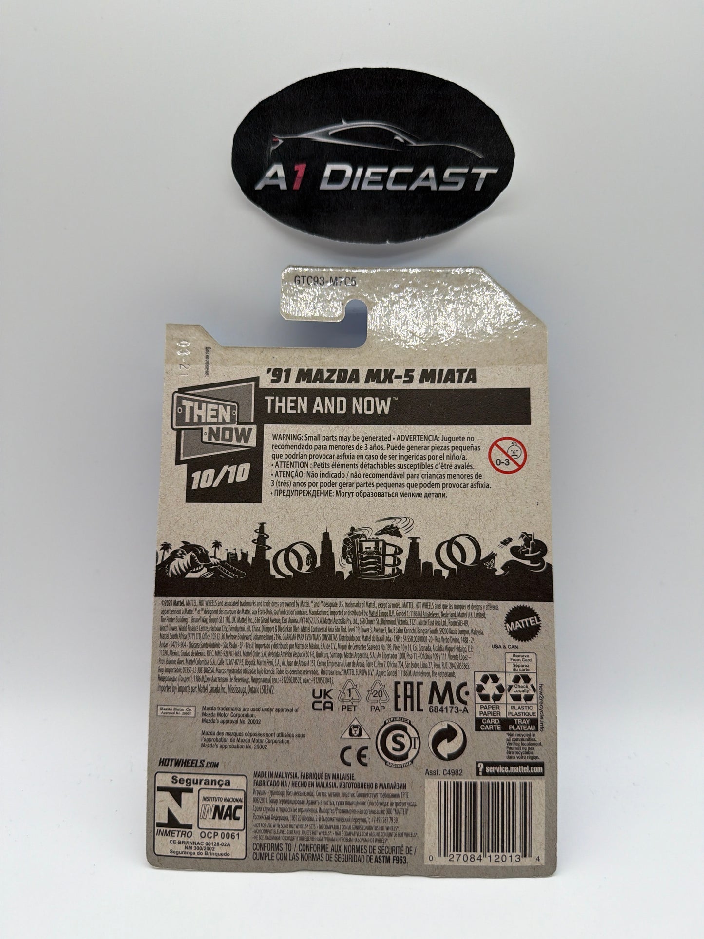 Hot Wheels ‘91 Mazda MX-5 Miata Treasure Hunt