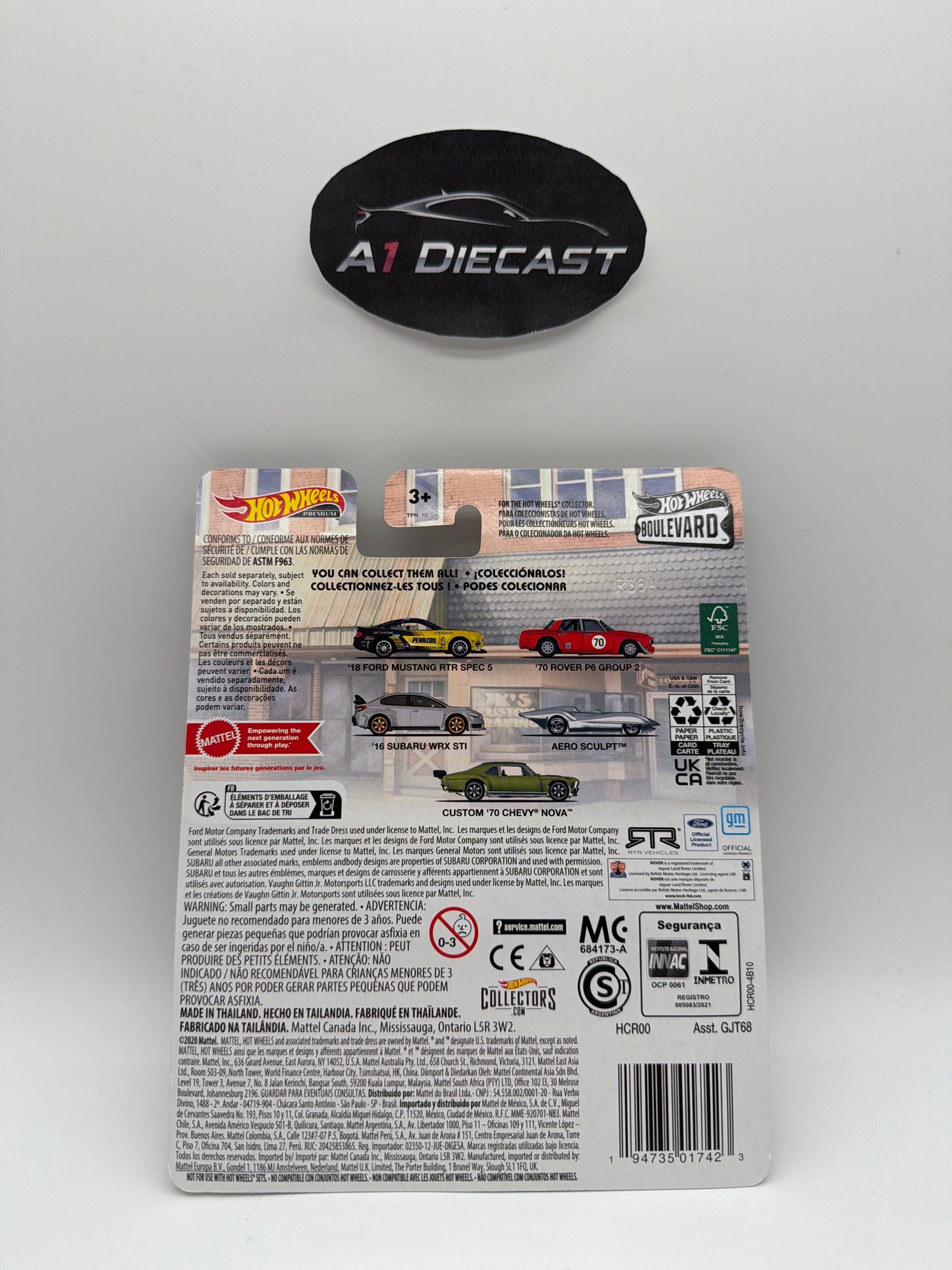 Hot Wheels Premium Boulevard ‘70 Rover P6 Group 2