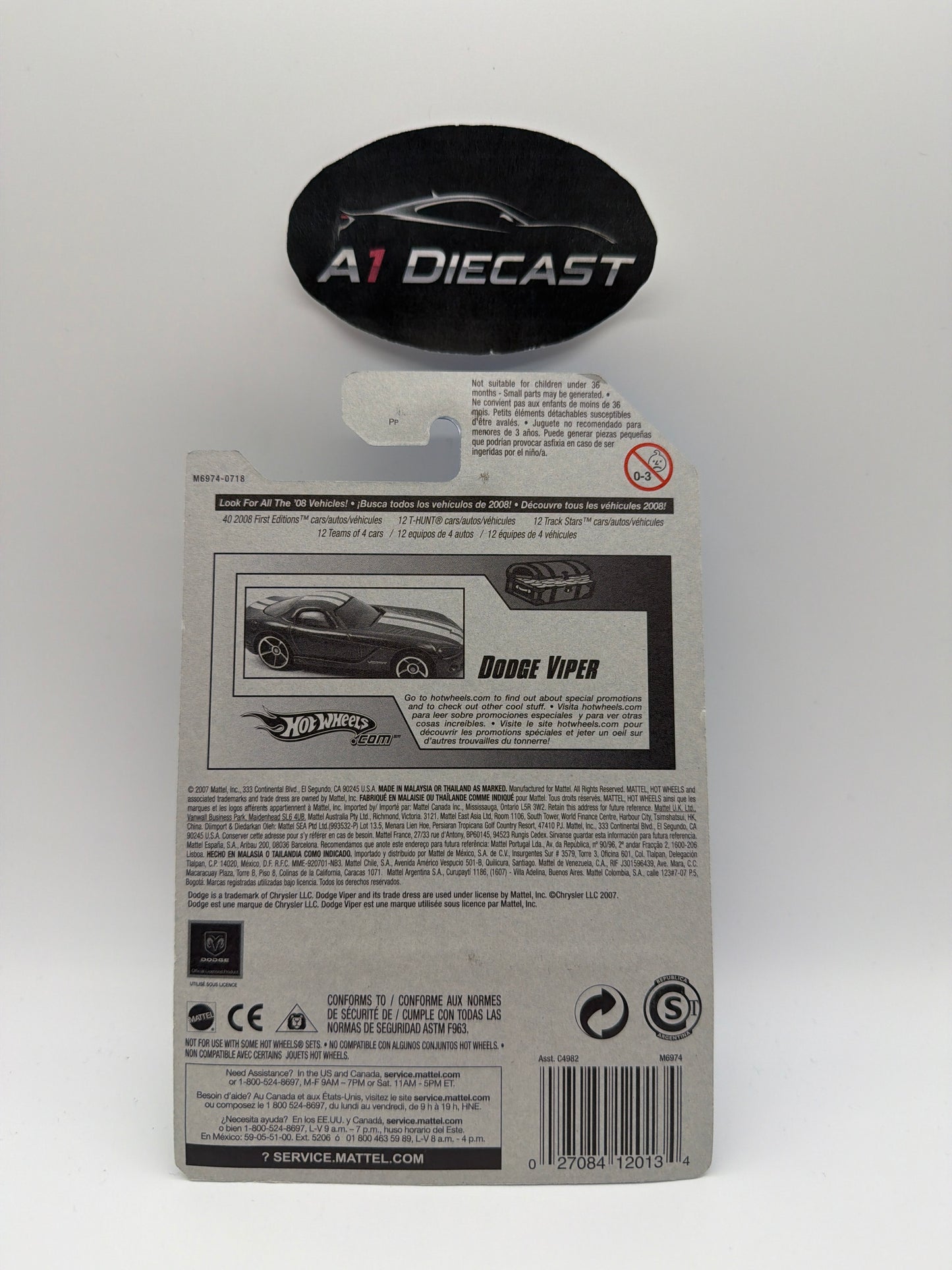 Hot Wheels Dodge Viper Treasure Hunt