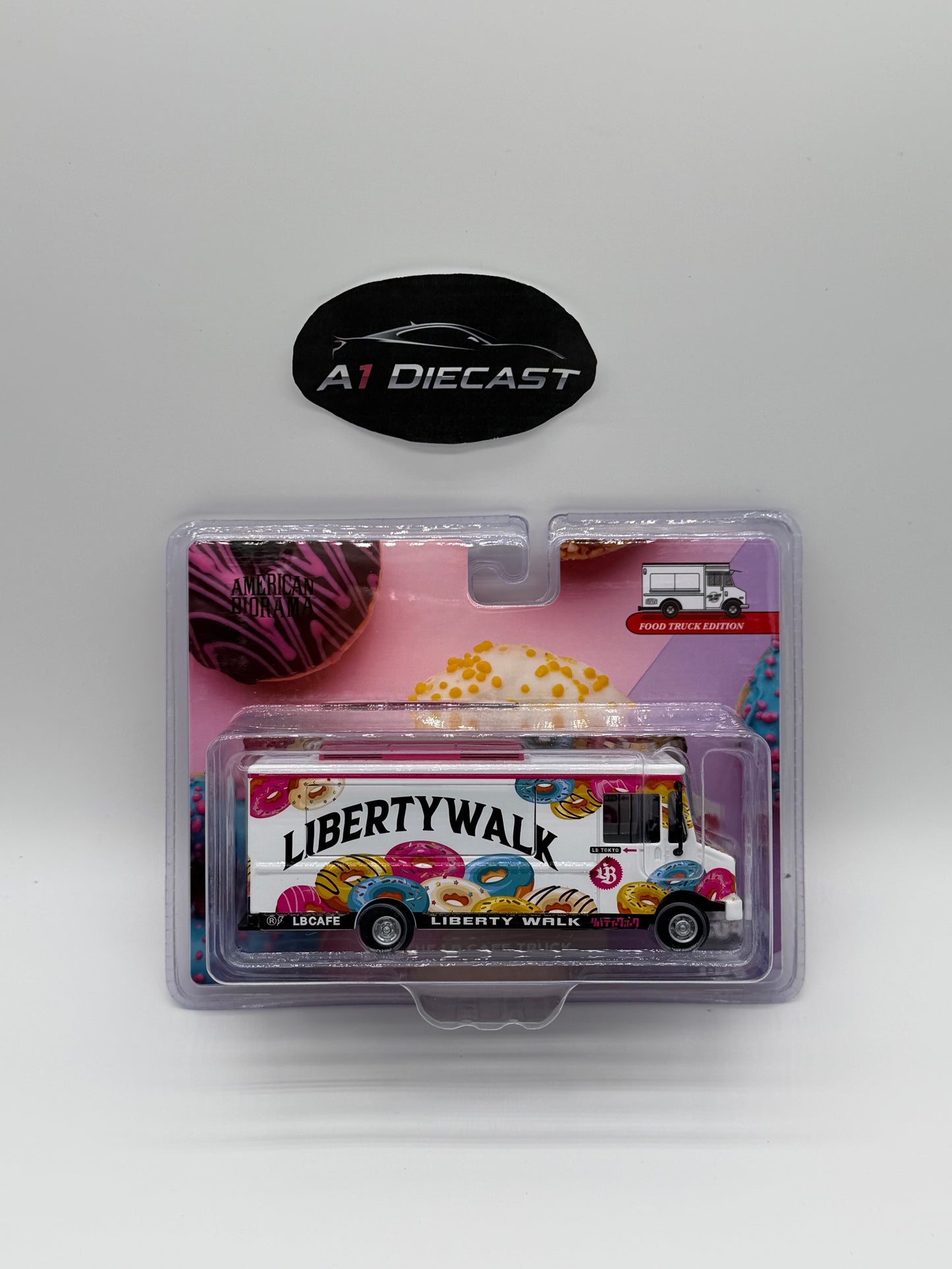 American Diorama Food Truck Edition The LB Cafe Truck AD-70103