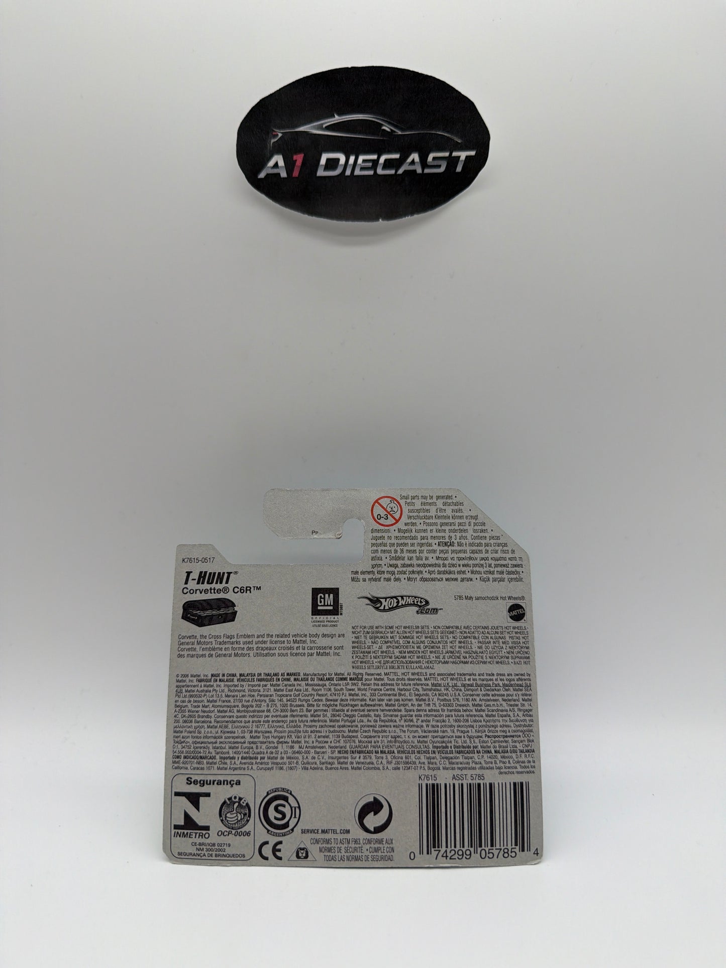 Hot Wheels Corvette C6R Treasure Hunt Short Card