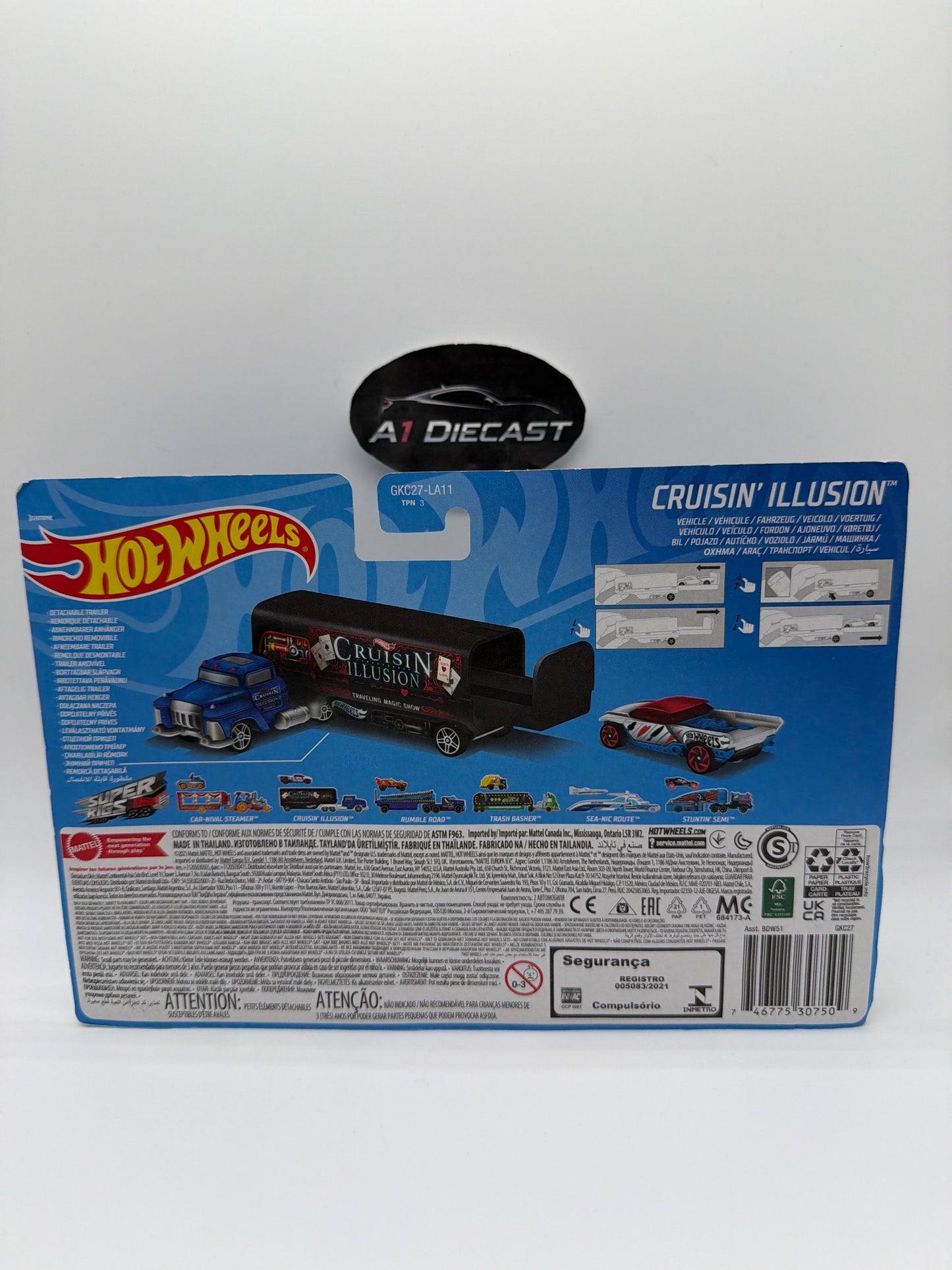 Hot Wheels Super Rigs Cruisin’ Illusion